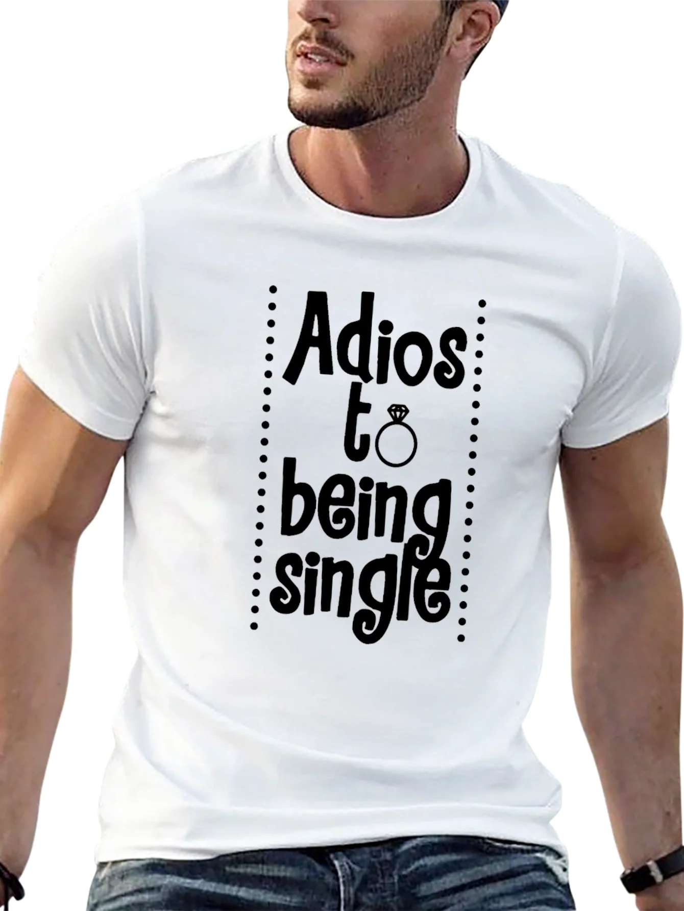 Rebbecca Adios to Being Single T-Shirt Wedding