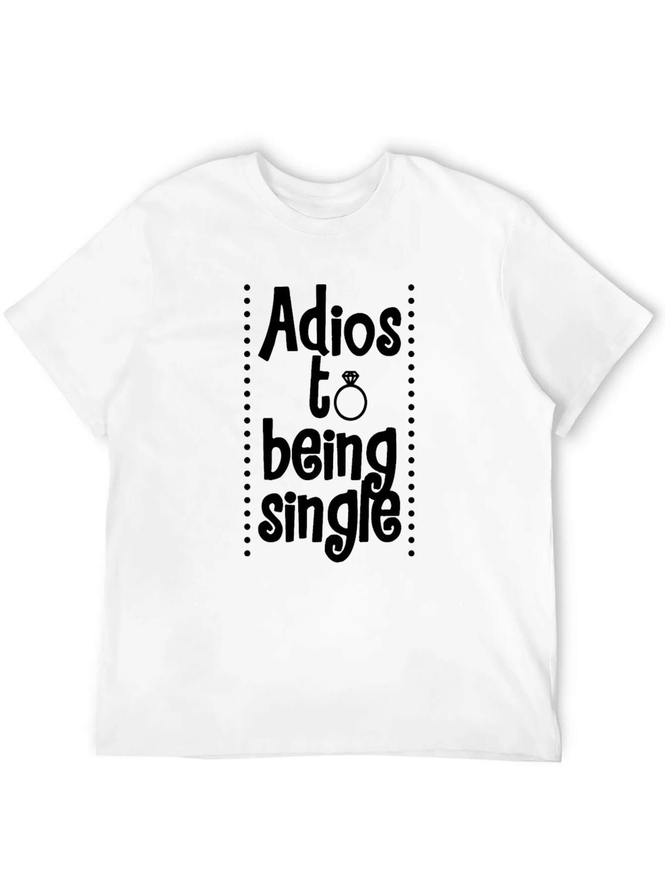 Rebbecca Adios to Being Single T-Shirt Wedding