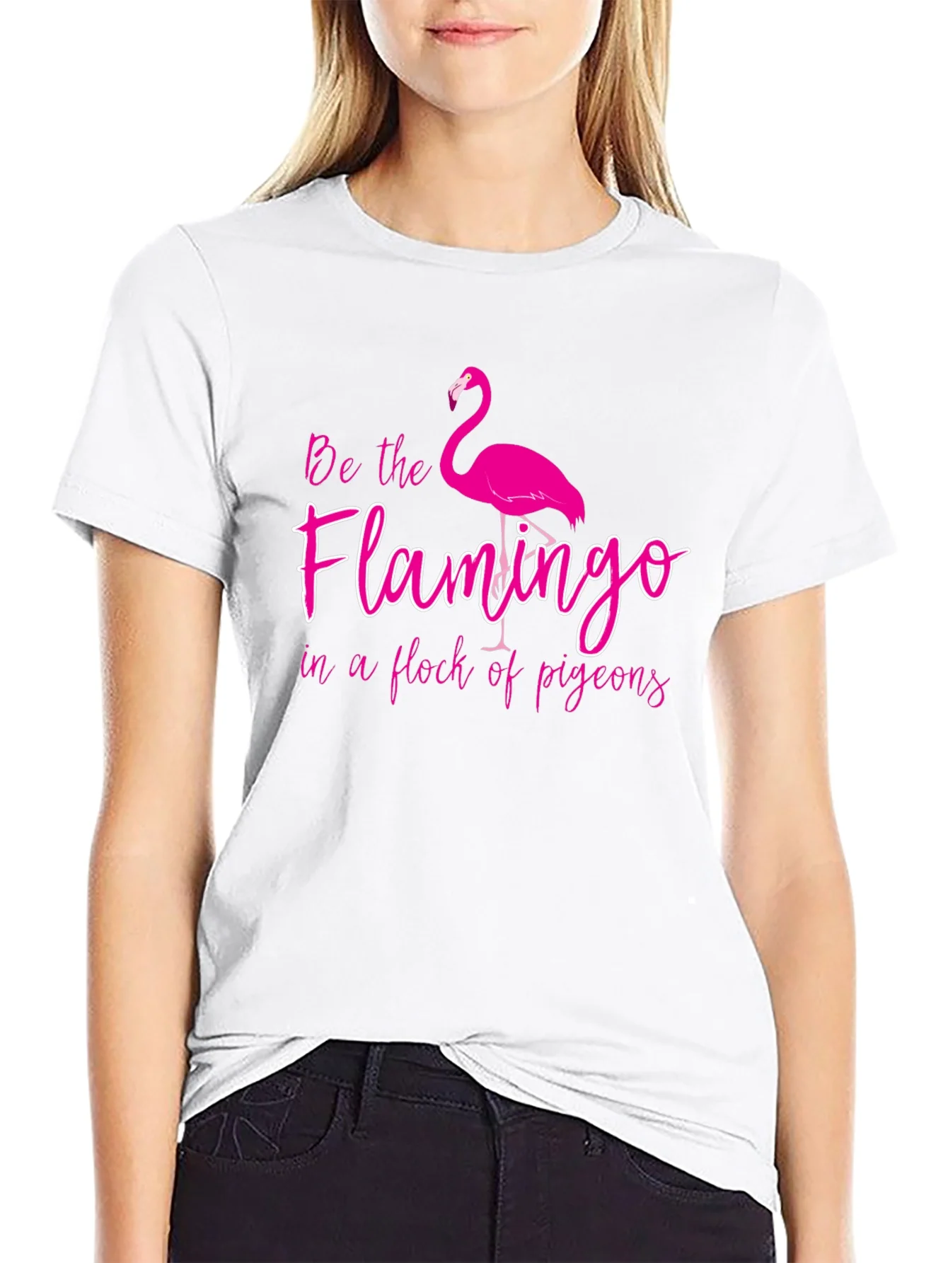 Camiseta Negra con Dise?o de Flamenco