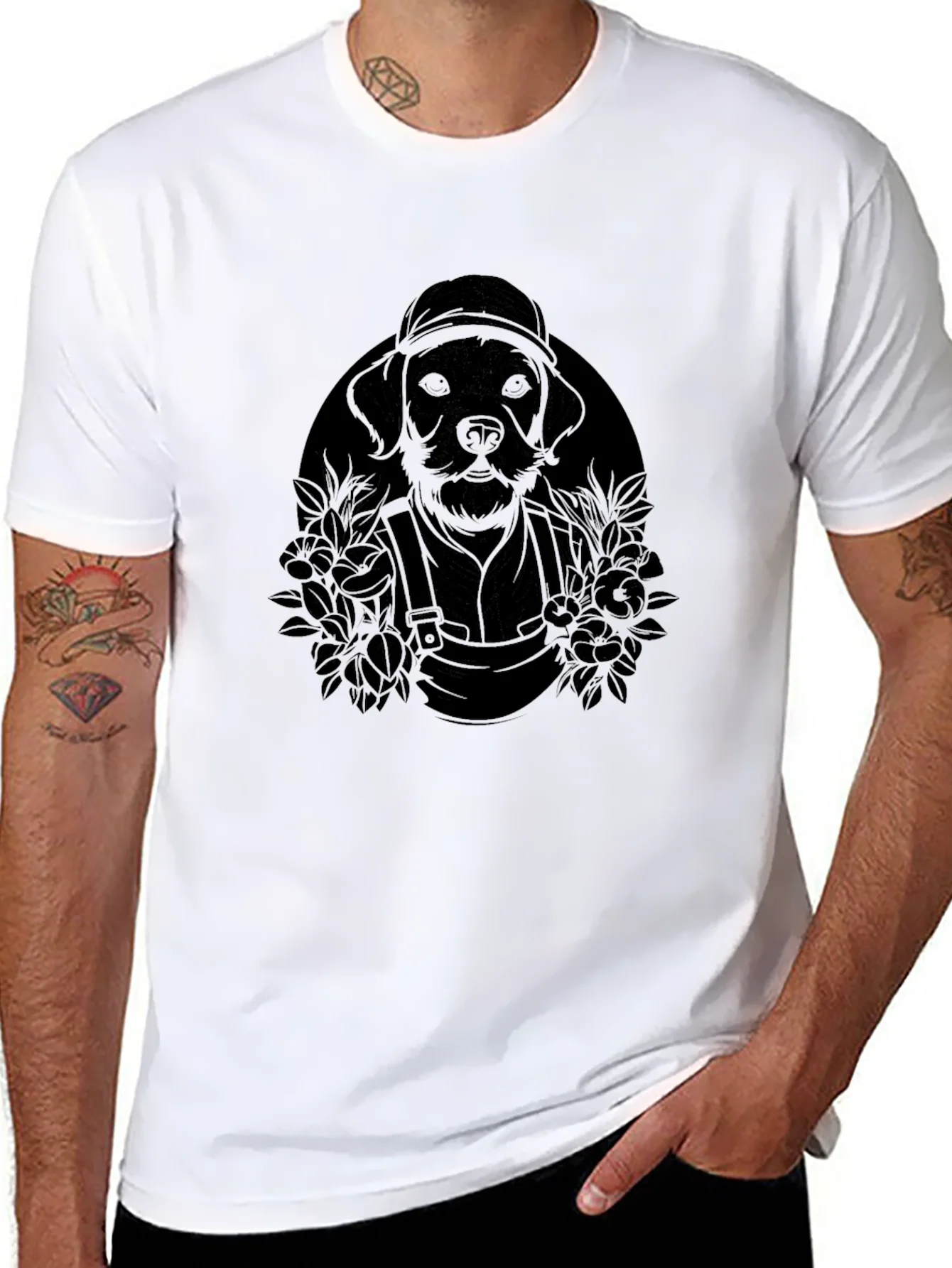 Rebbecca Dog Gardener Graphic T-Shirt