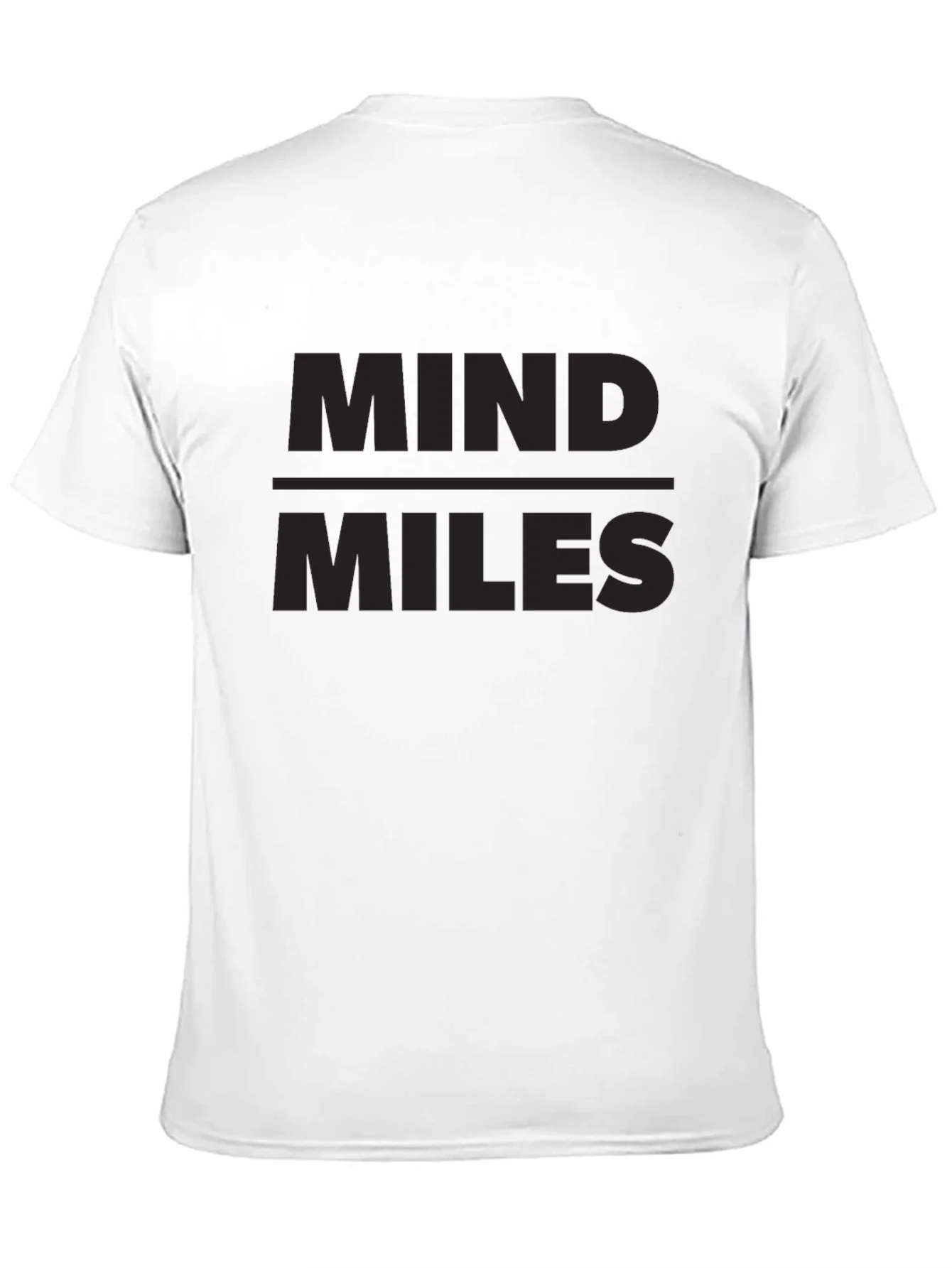 Camiseta Negra Mind Miles para Hombre