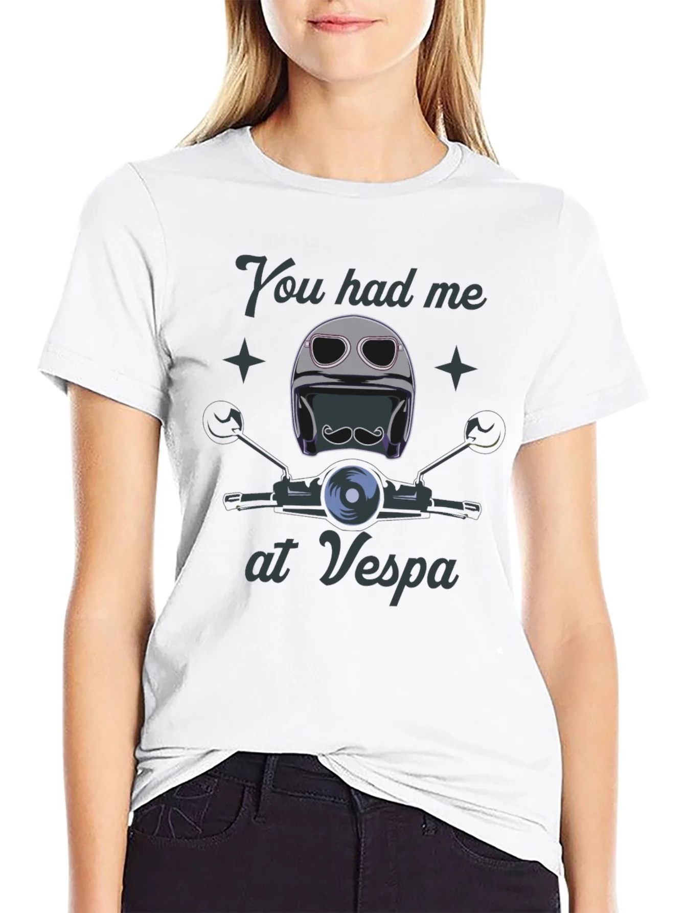 Rebbecca You Had Me at Vespa Graphic Tee