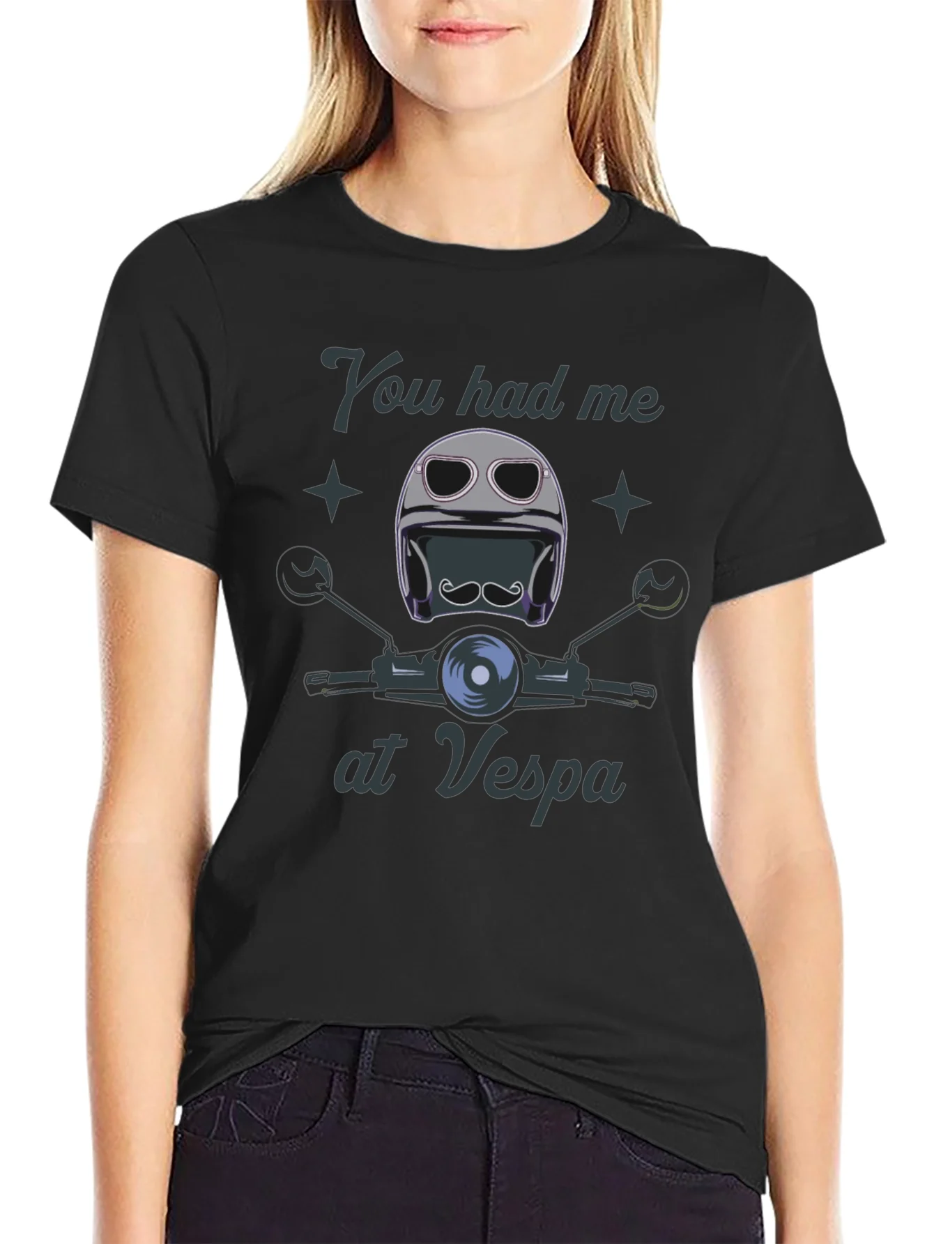 Rebbecca You Had Me at Vespa Graphic Tee