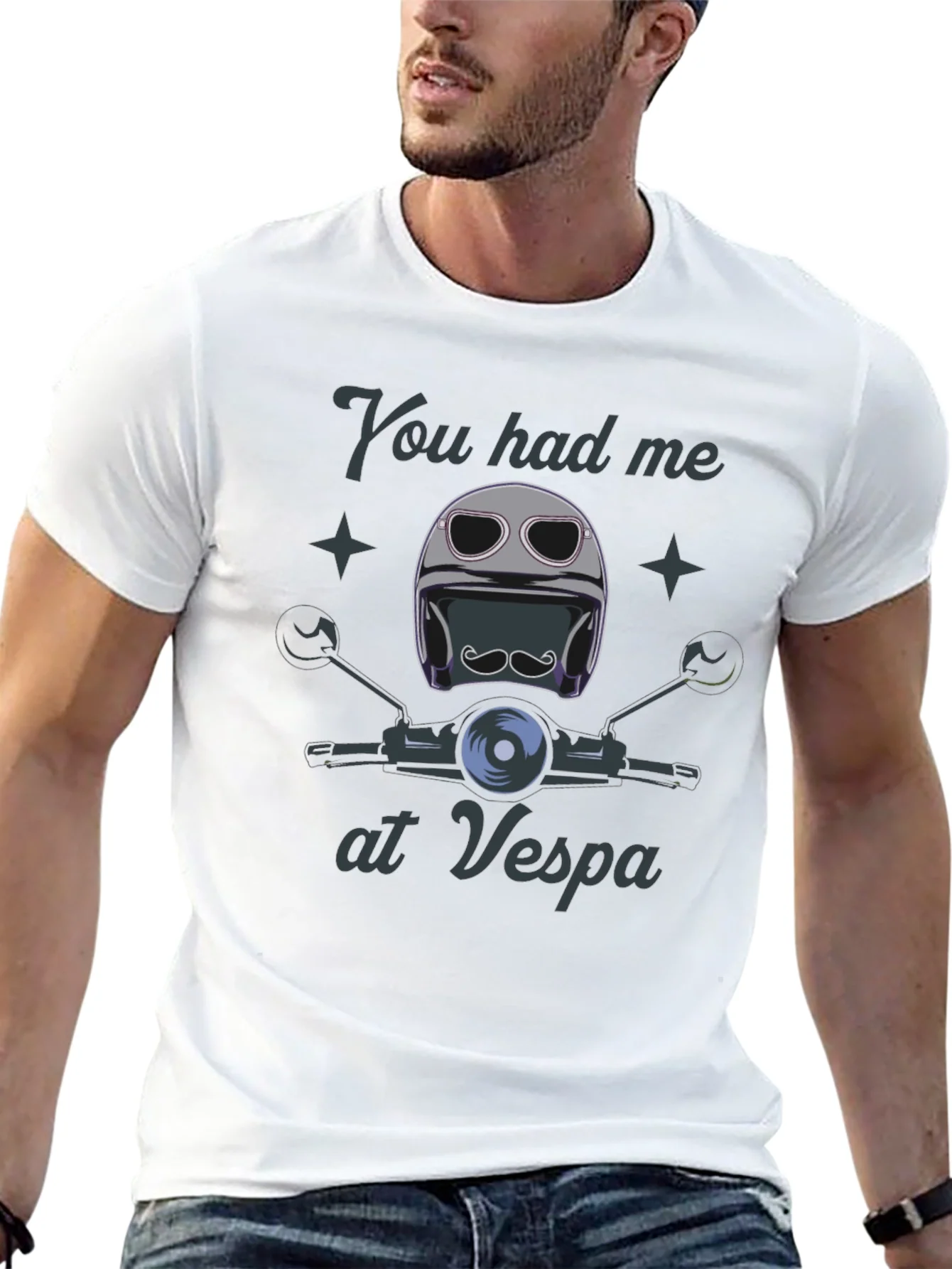 Rebbecca You Had Me at Vespa Graphic Tee