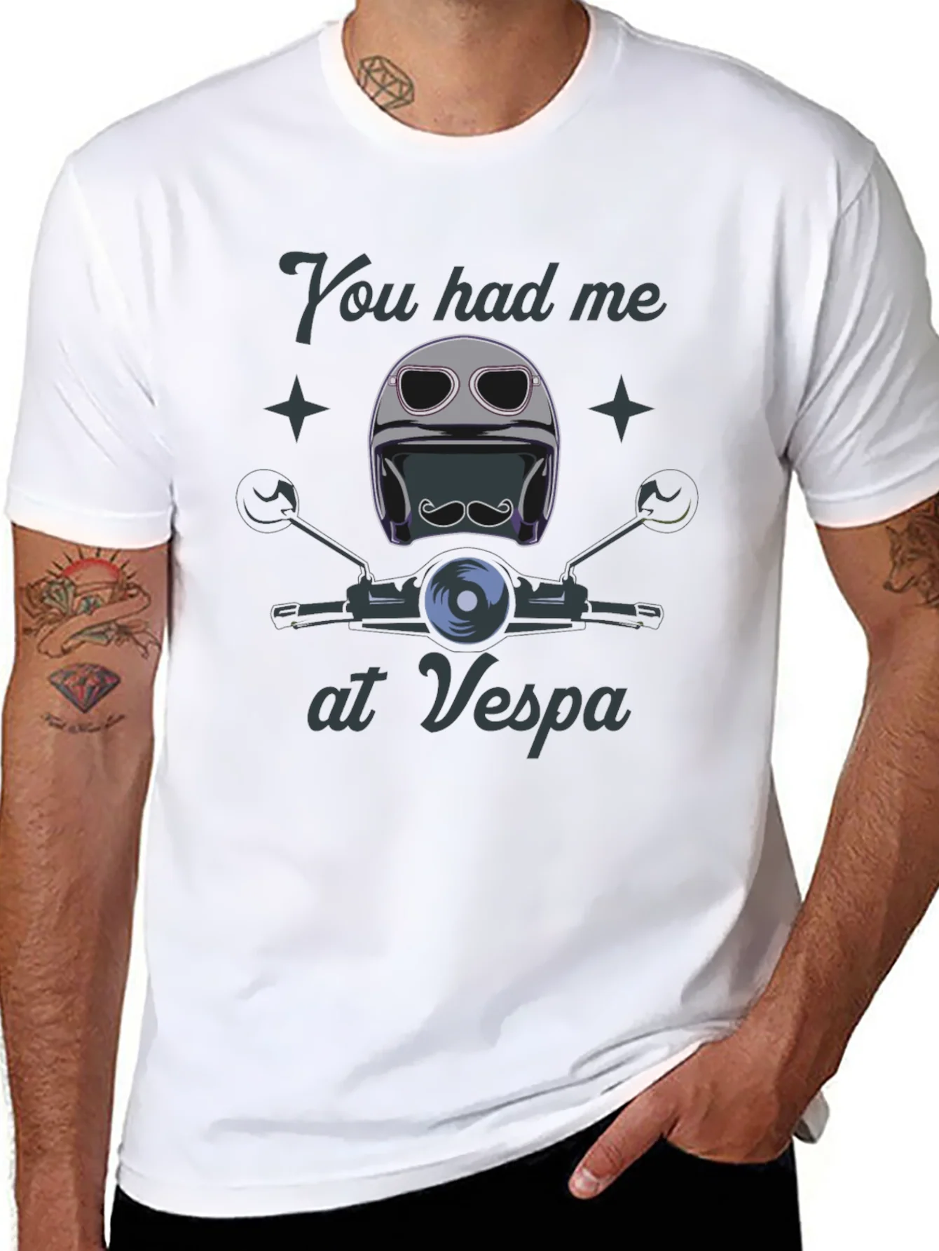 Rebbecca You Had Me at Vespa Graphic Tee
