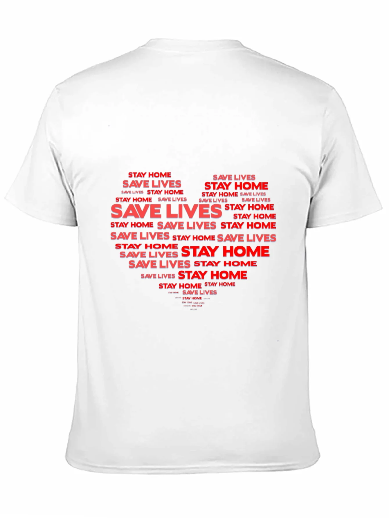 Camiseta Negra Qu¨¦date en Casa Salva Vidas