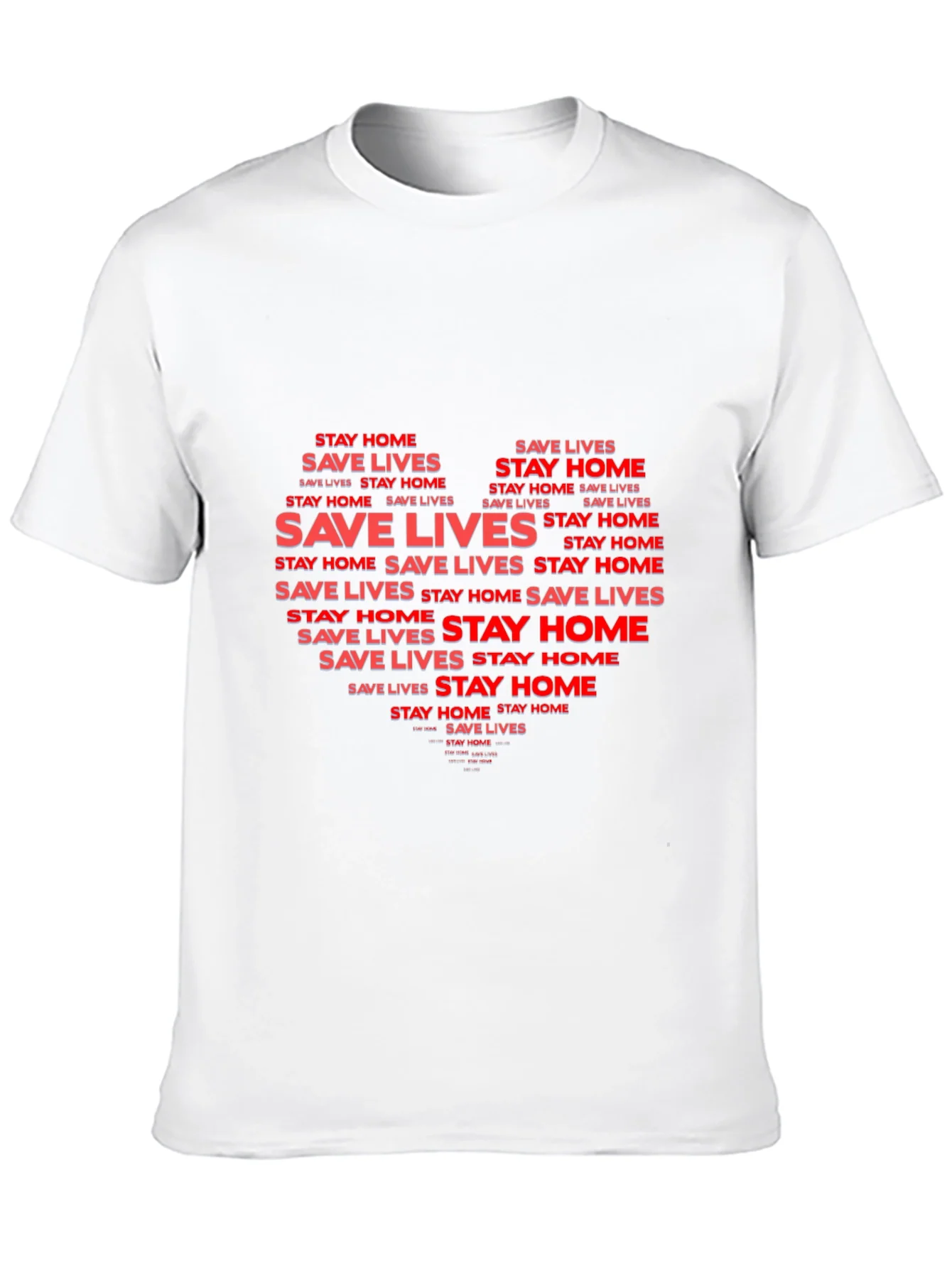 Camiseta Negra Qu¨¦date en Casa Salva Vidas