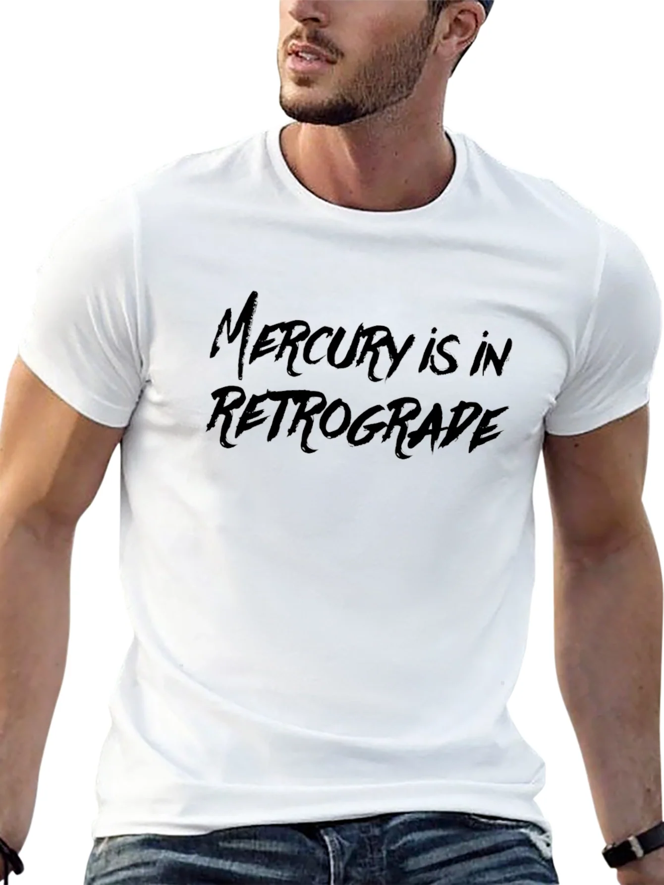 Rebbecca Mercury Retrograde Black T-Shirt - Astrology Tee