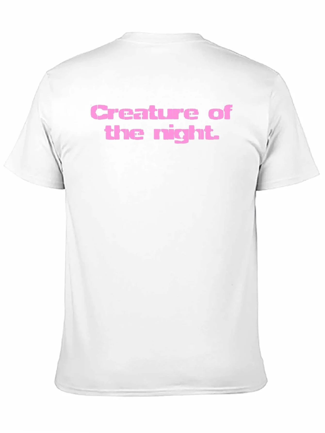 Camiseta Negra Criatura de la Noche para Hombre