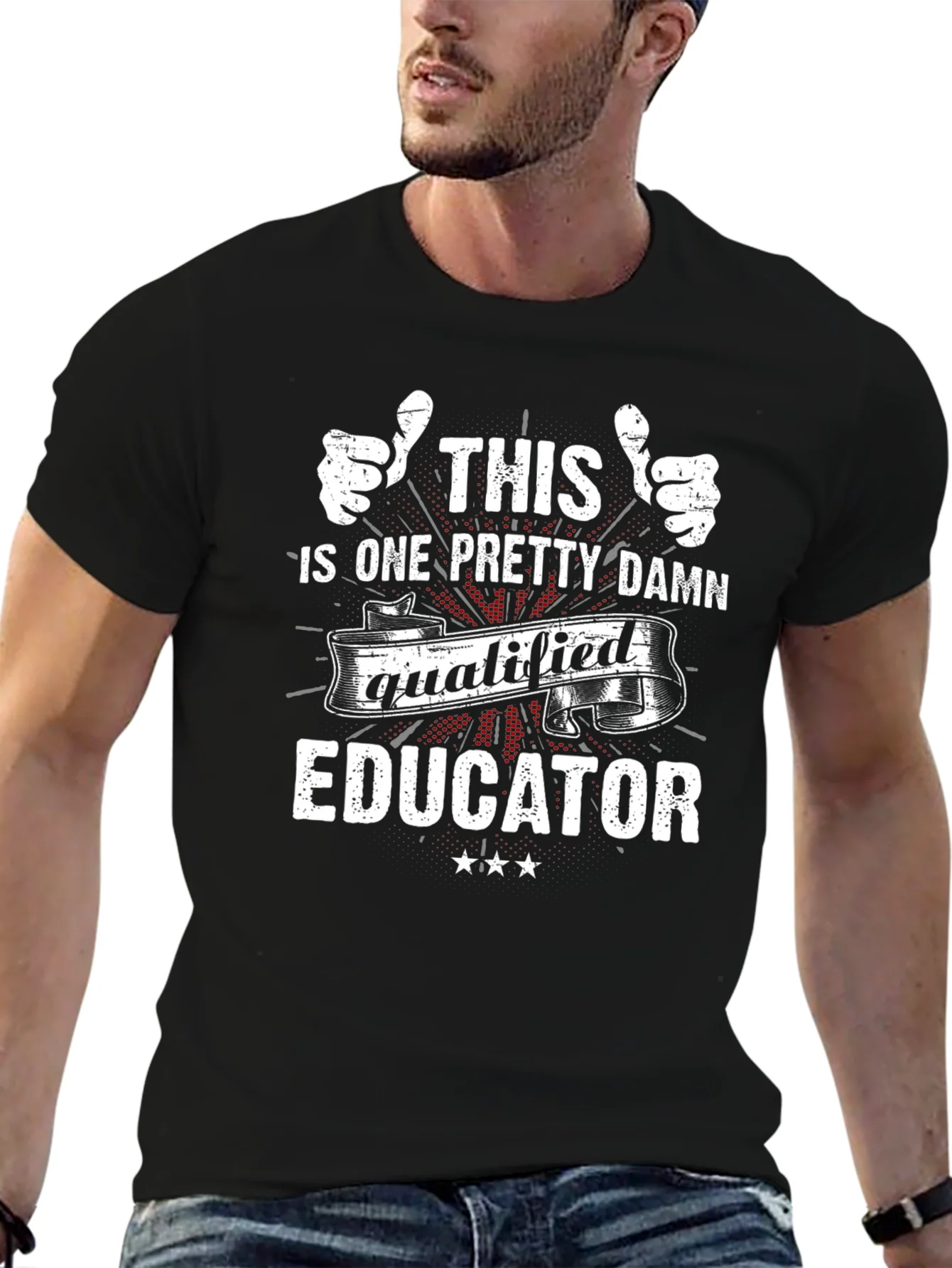 Rebbecca Qualified Educator Graphic T-Shirt
