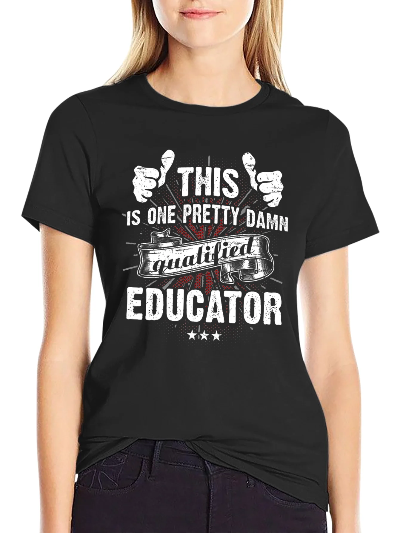Rebbecca Qualified Educator Graphic T-Shirt
