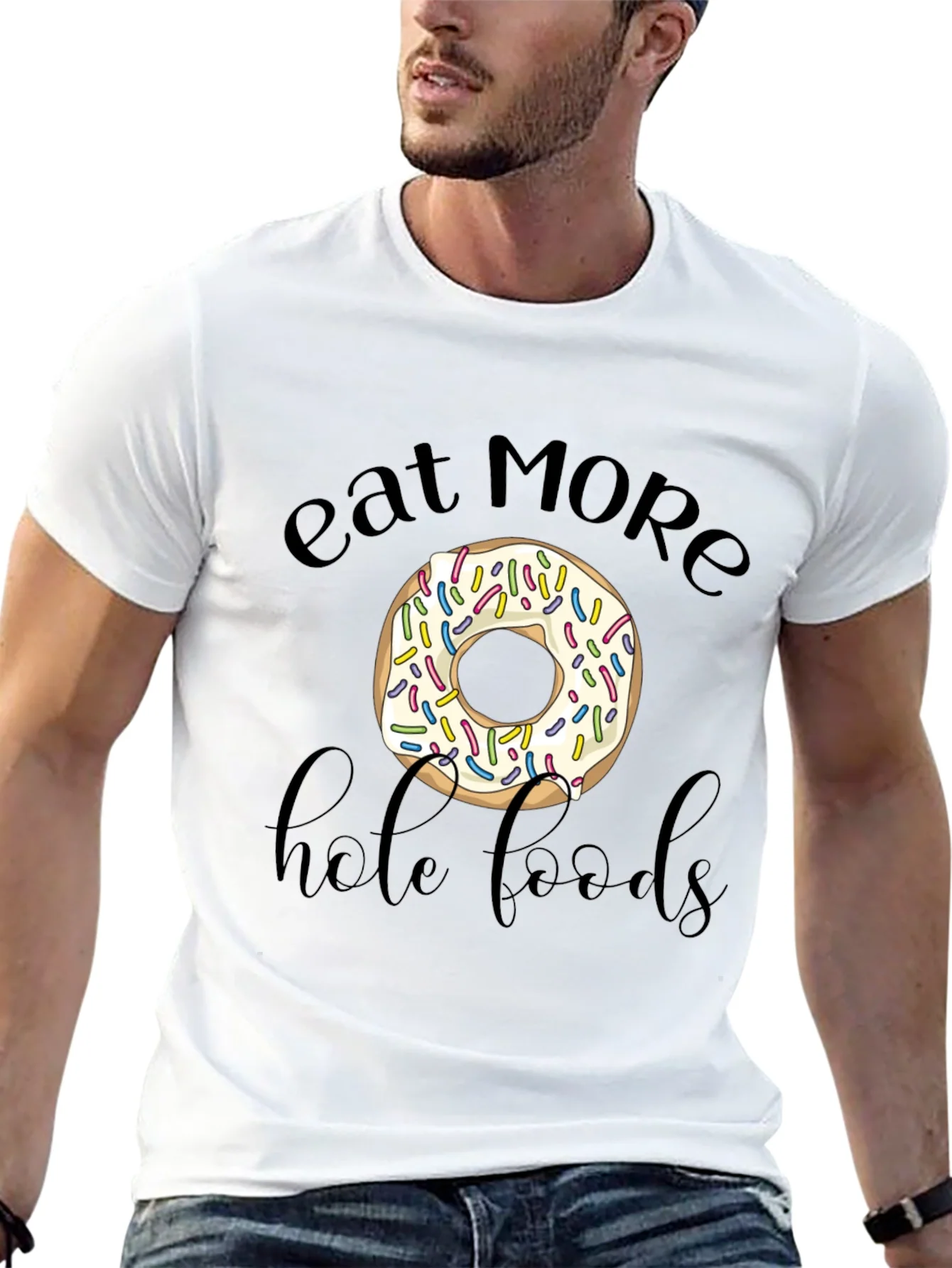 Rebbecca Eat More Hole Foods Donut Graphic Tee