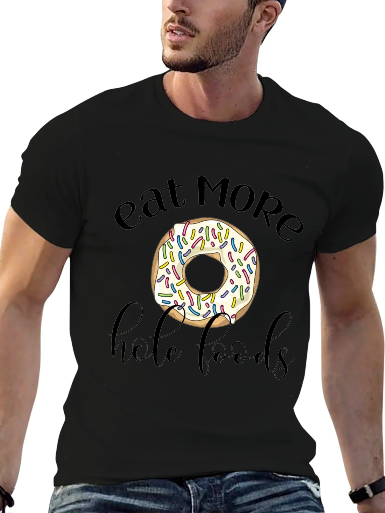 Rebbecca Eat More Hole Foods Donut Graphic Tee