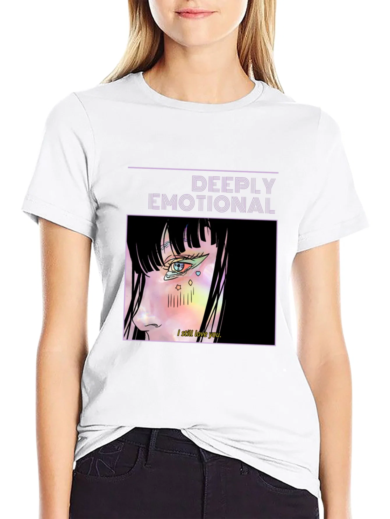 Rebbecca Deeply Emotional Graphic Print Tee