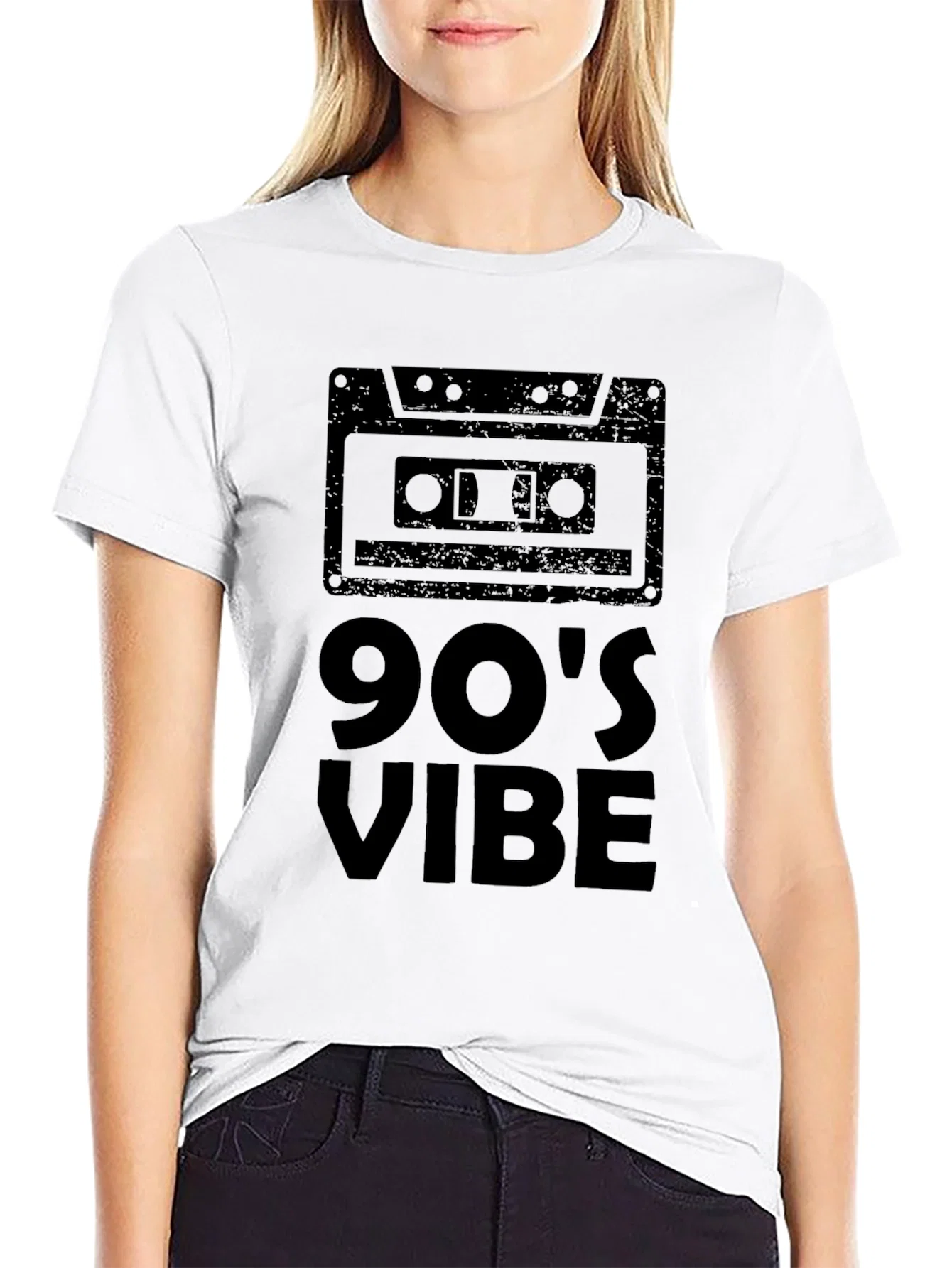 Rebbecca 90s Vibe Cassette Tape Graphic Tee