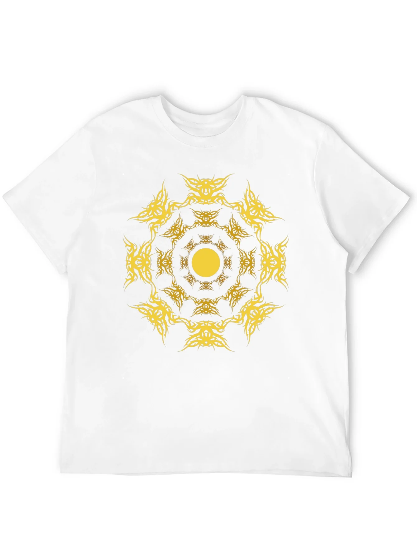 Rebbecca Tribal Sun Graphic Black T-Shirt