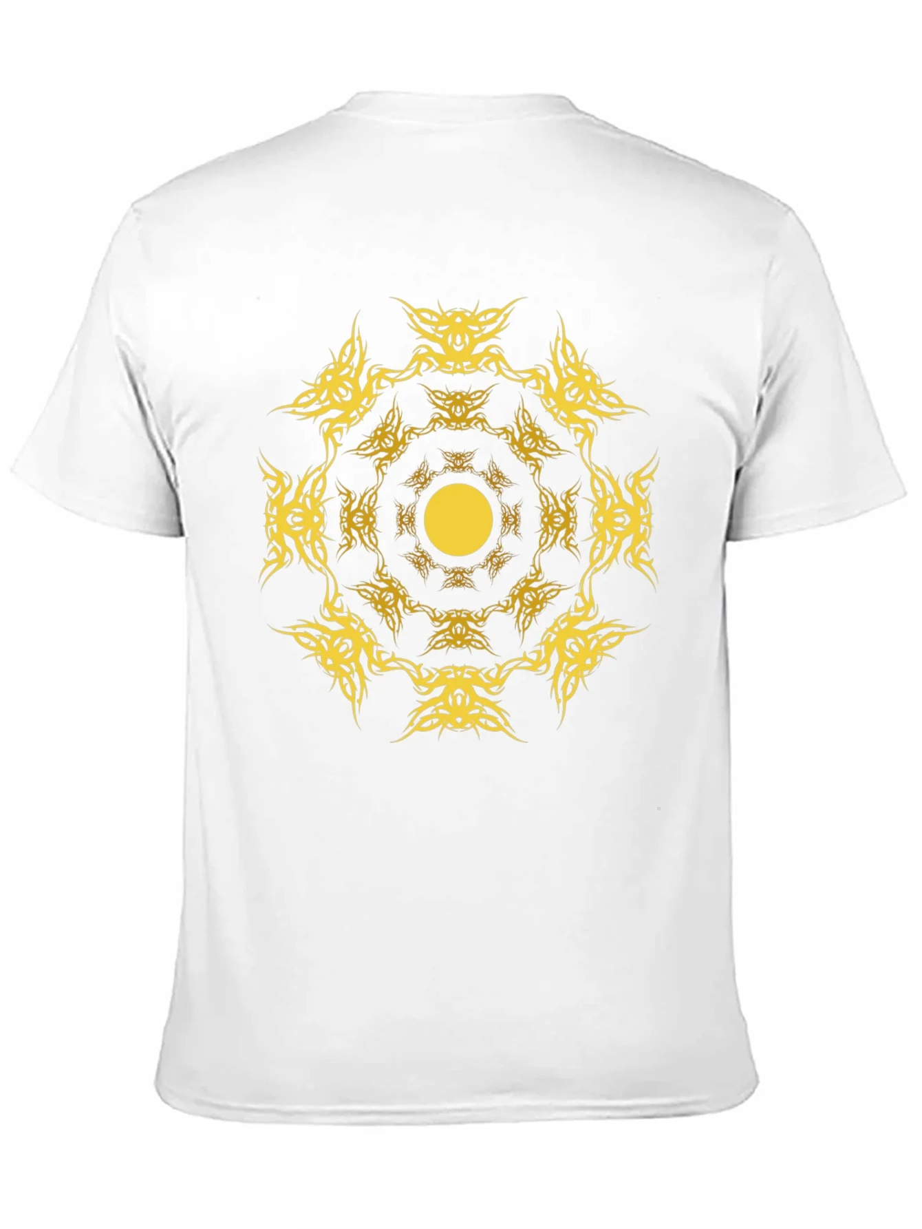 Rebbecca Tribal Sun Graphic Black T-Shirt