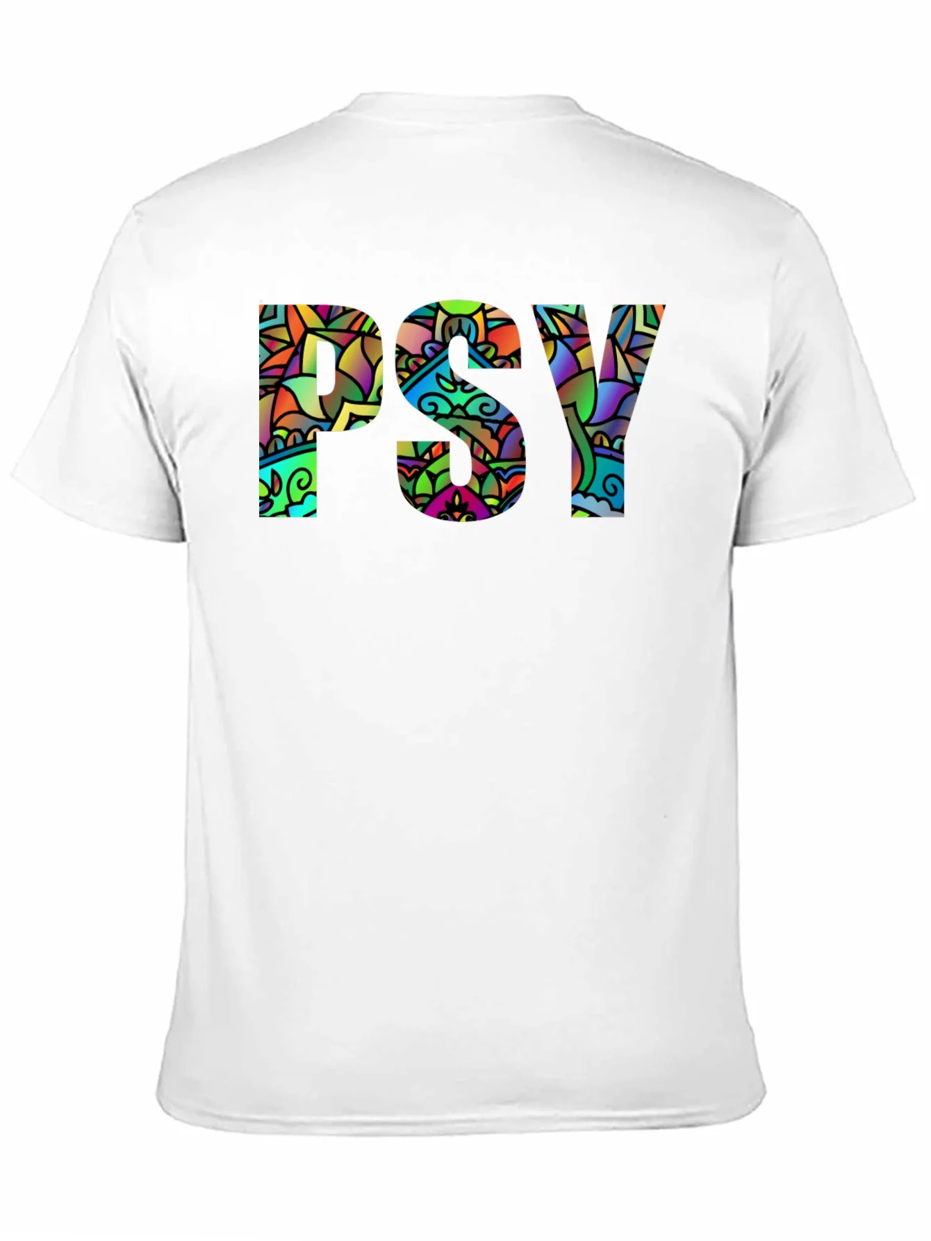 Rebbecca Psychedelic PSY Graphic Black T-Shirt