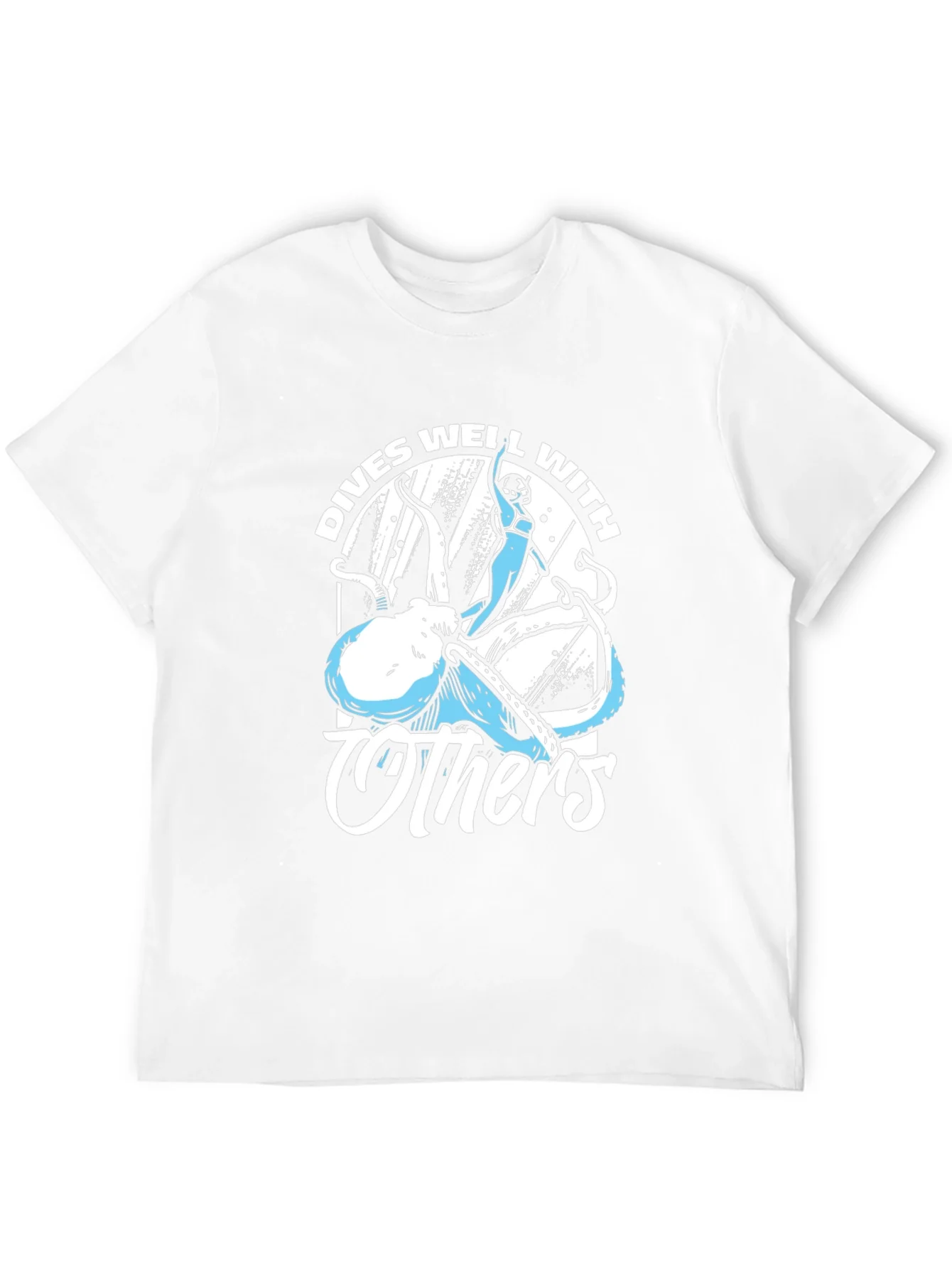 Rebbecca Dives Well With Others Octopus T-Shirt