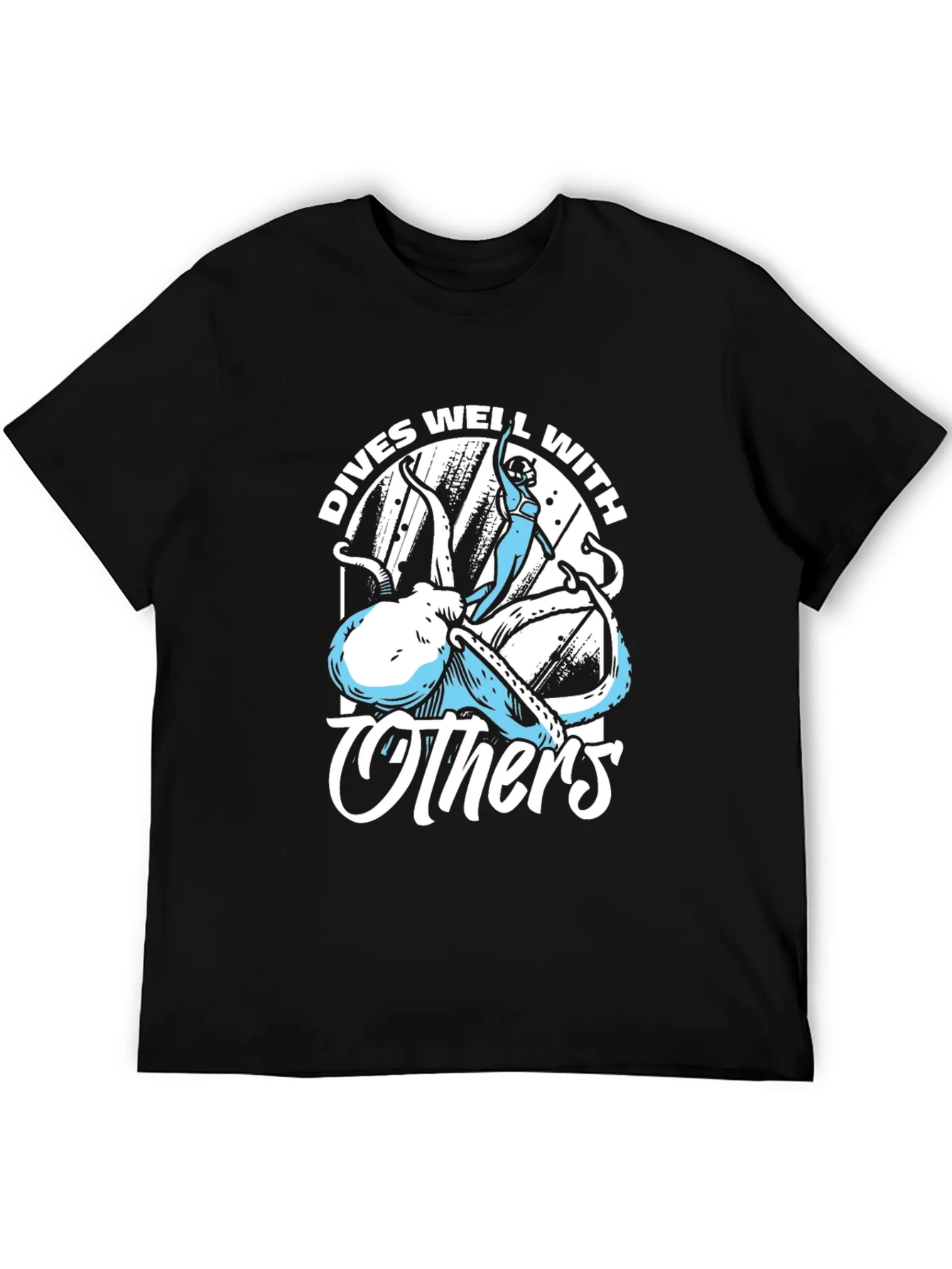 Rebbecca Dives Well With Others Octopus T-Shirt