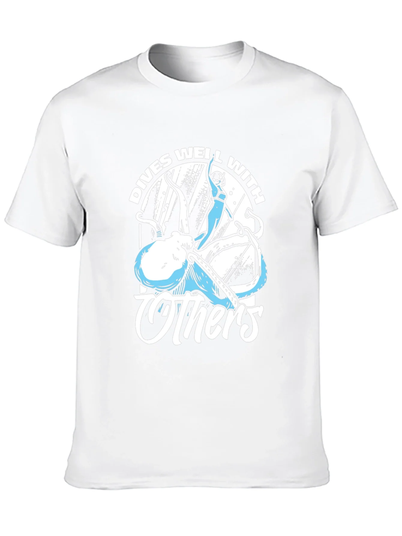 Rebbecca Dives Well With Others Octopus T-Shirt