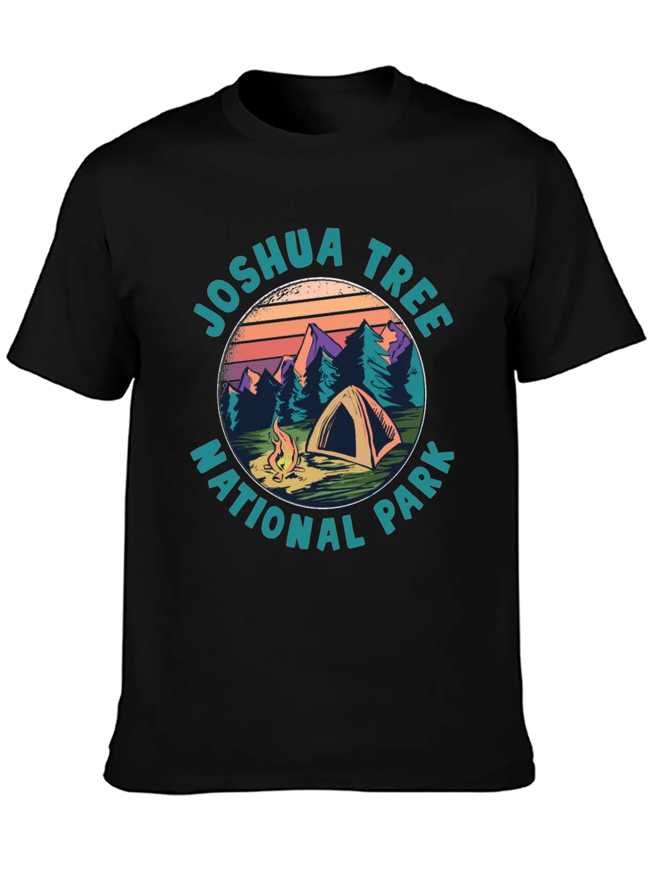 Rebbecca Joshua Tree National Park Camping T-Shirt