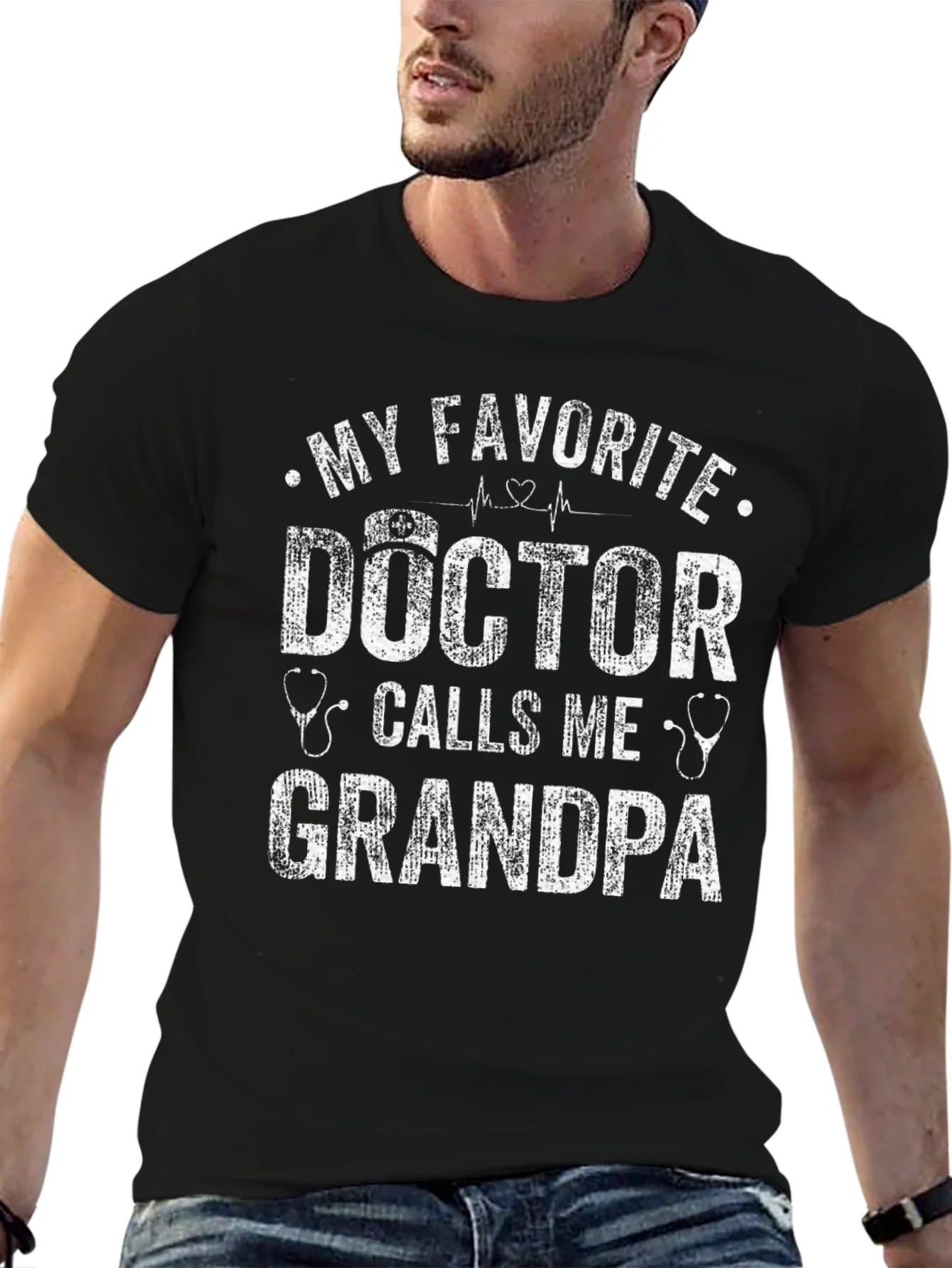 Camiseta Mi Doctor Favorito Me Llama Abuelo