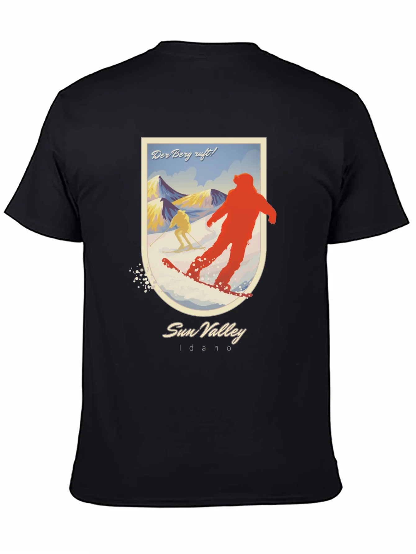Camiseta Negra Sun Valley Idaho