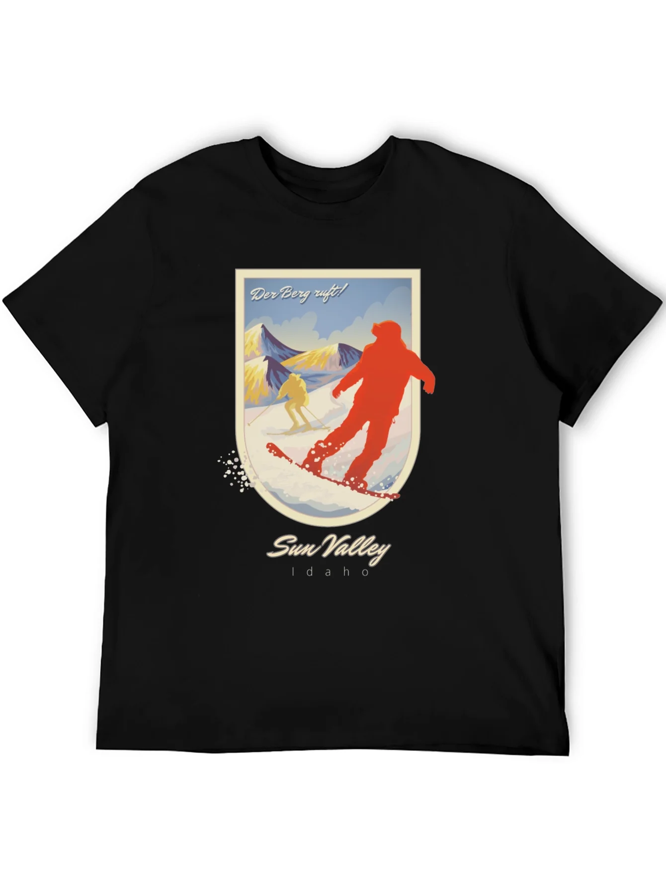 Camiseta Negra Sun Valley Idaho