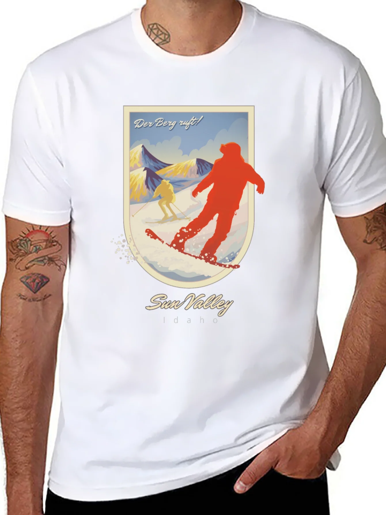 Camiseta Negra Sun Valley Idaho
