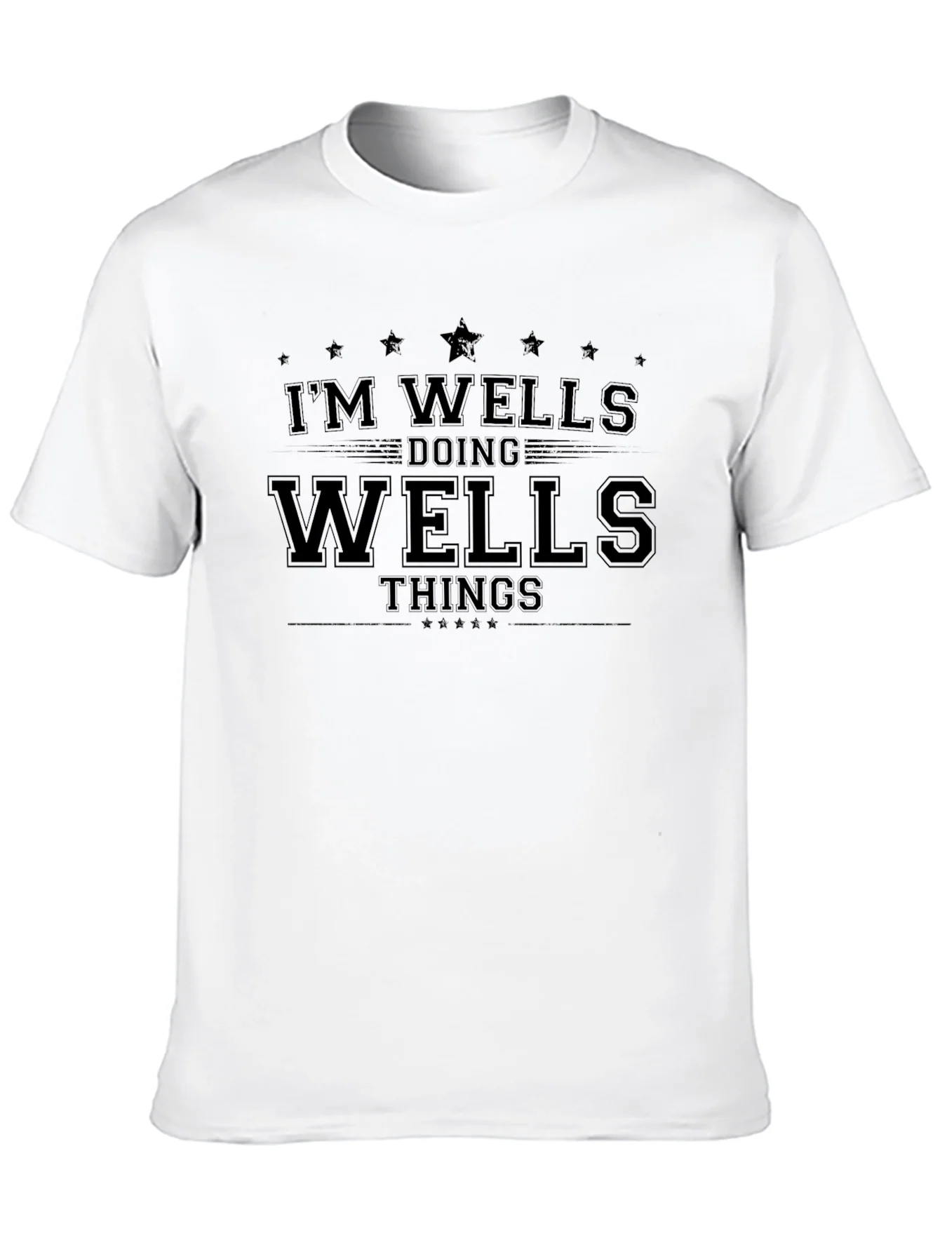 Camiseta Negra Im Wells Doing Wells Things