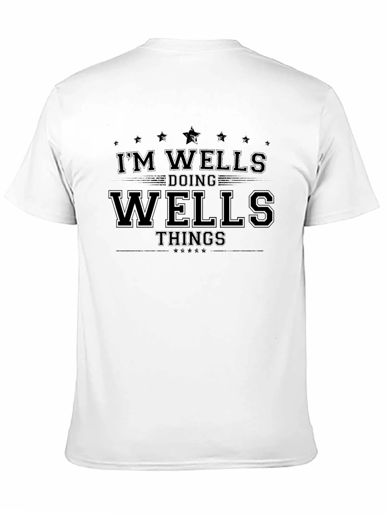 Camiseta Negra Im Wells Doing Wells Things