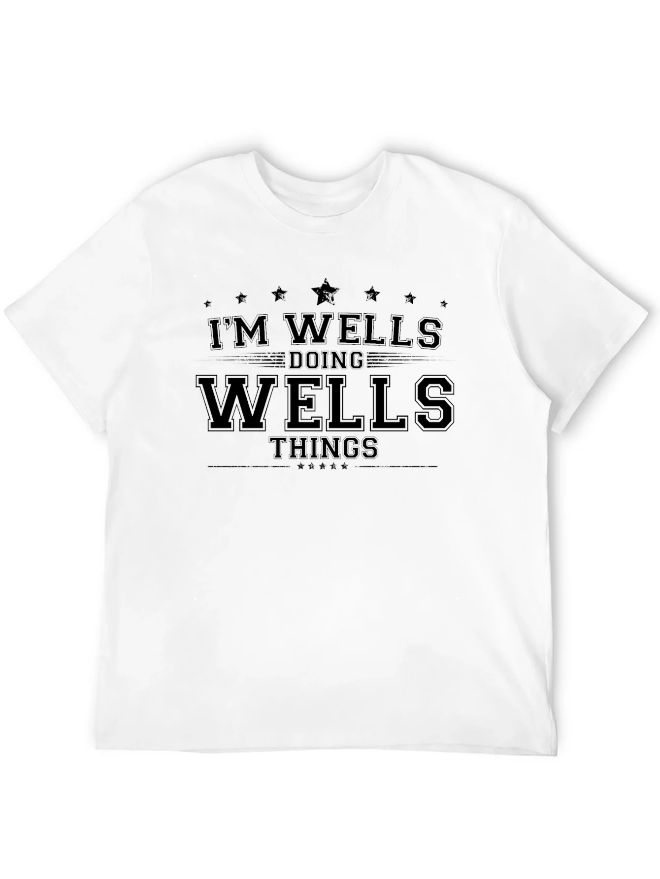 Camiseta Negra Im Wells Doing Wells Things