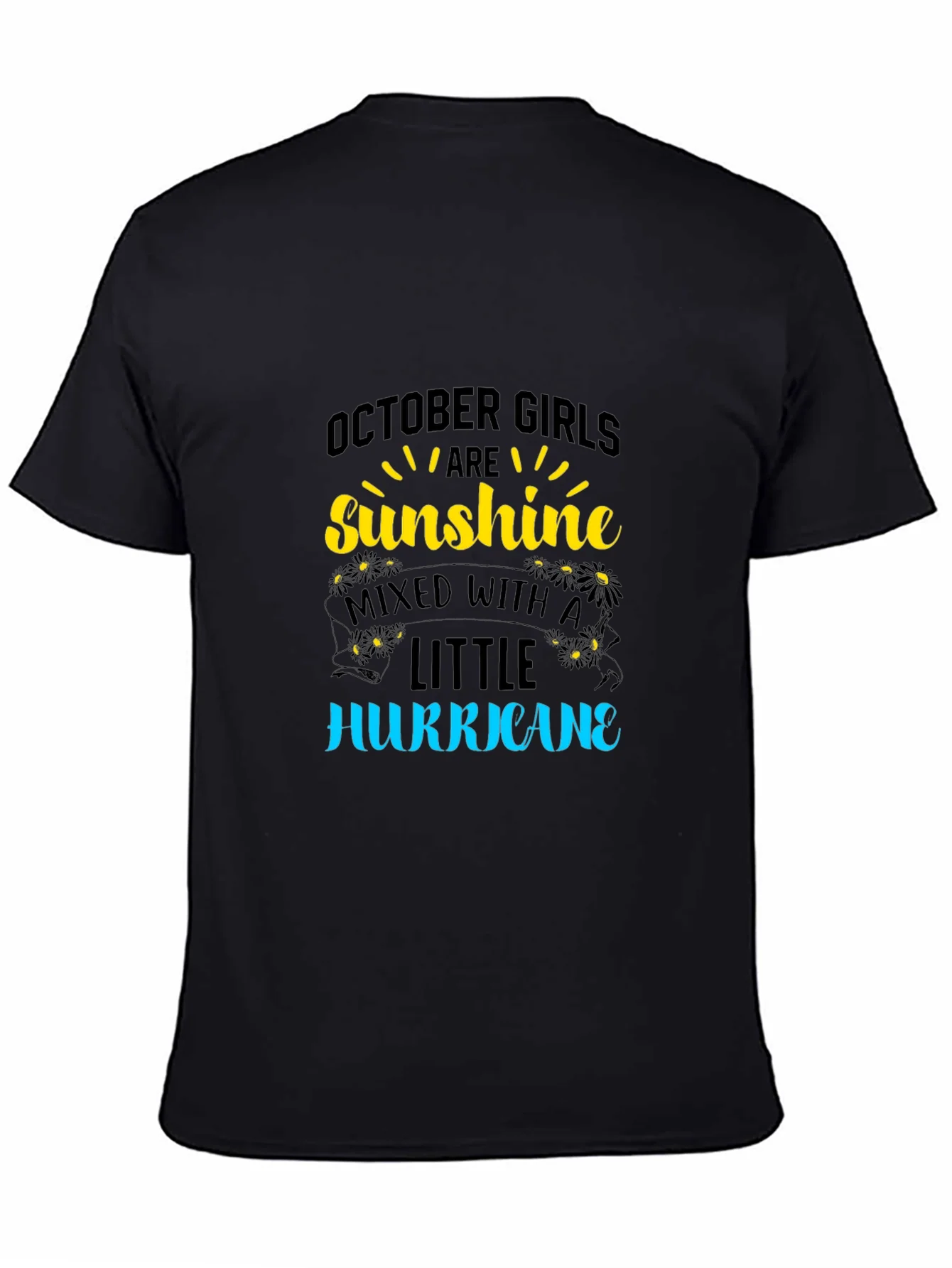Rebbecca October Girls Sunshine Hurricane Black T-Shirt