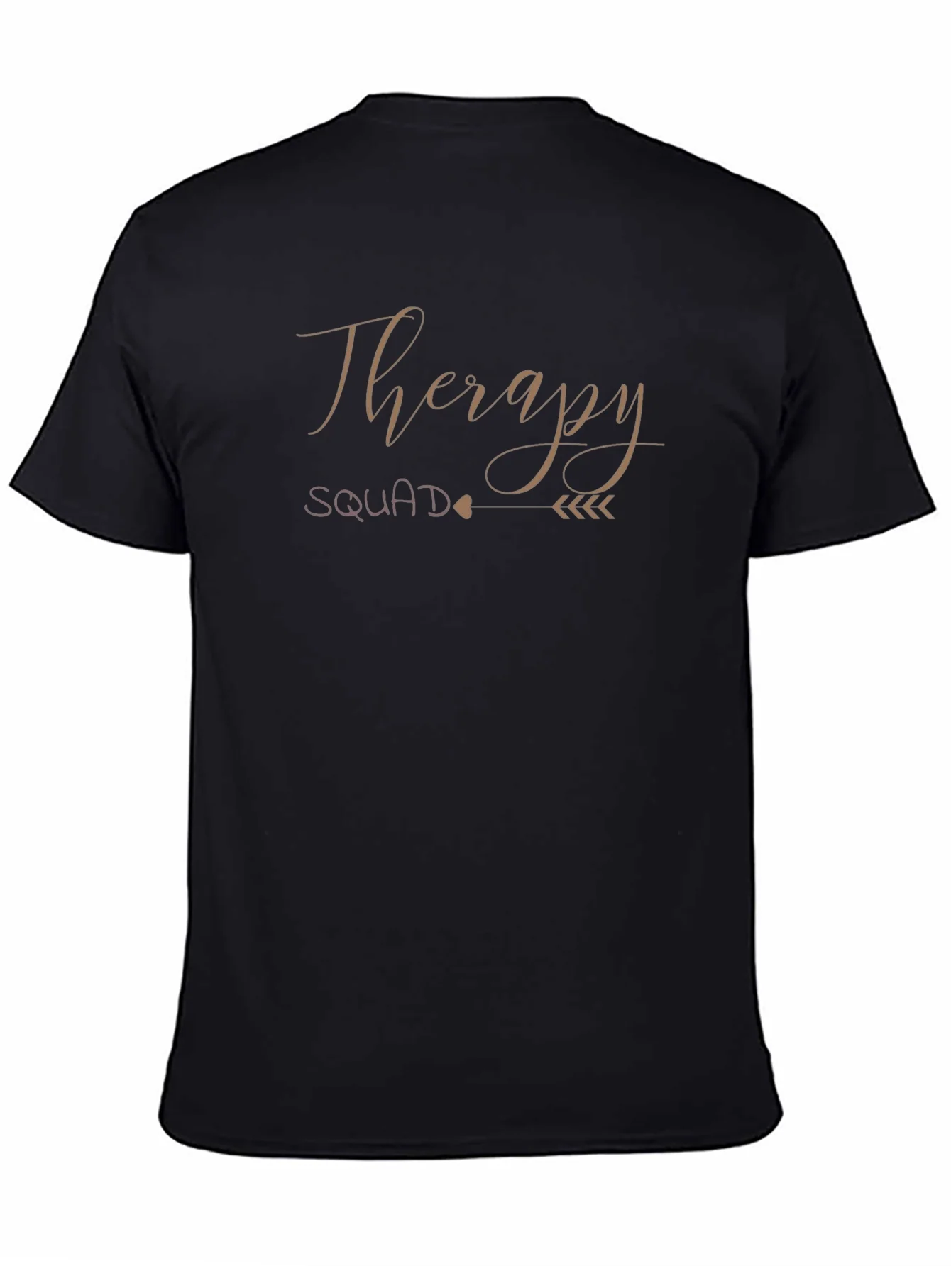 Camiseta Negra Therapy Squad Algod¨®n Casual