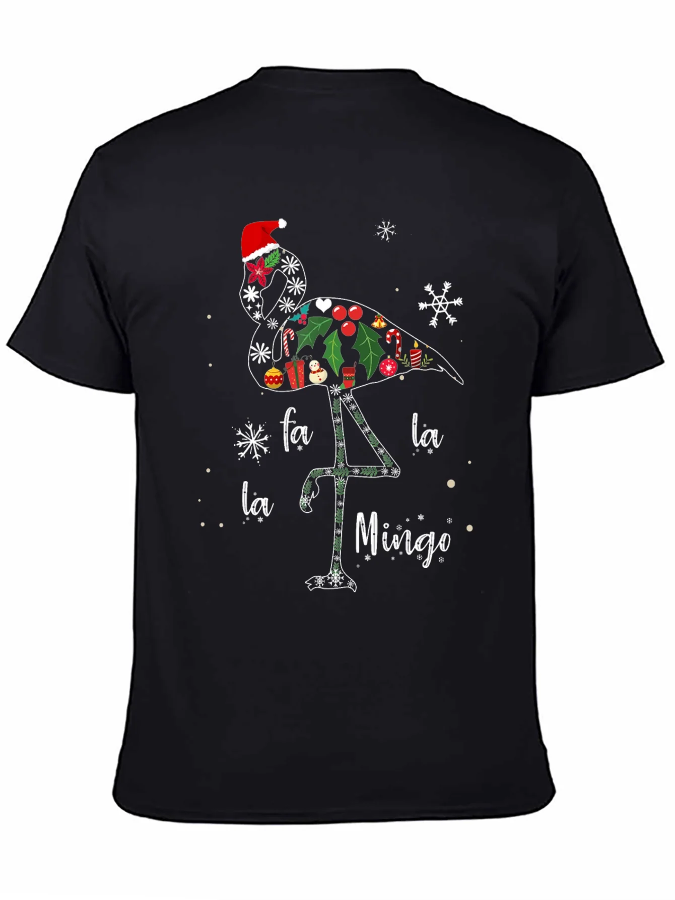 Rebbecca Festive Flamingo Christmas T-Shirt