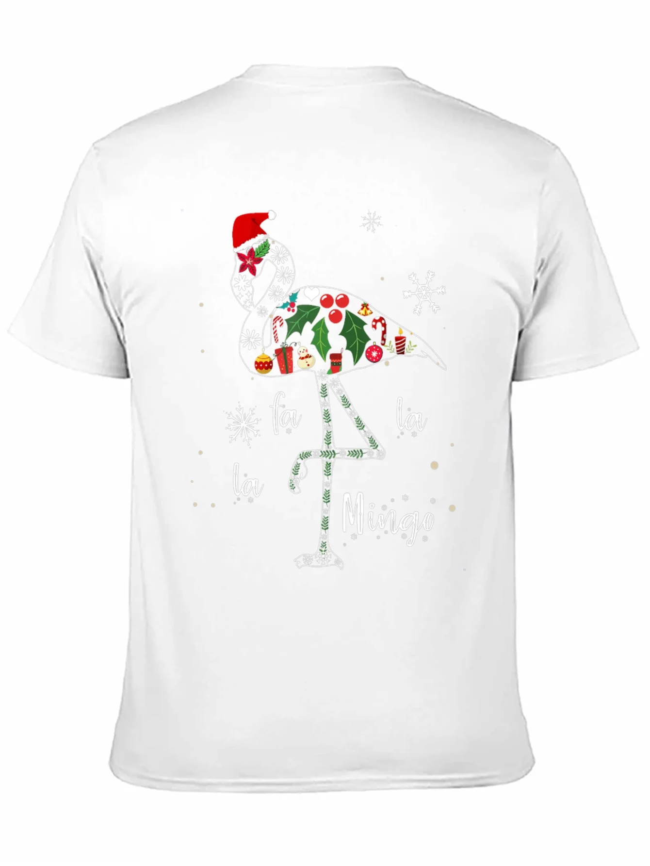 Rebbecca Festive Flamingo Christmas T-Shirt
