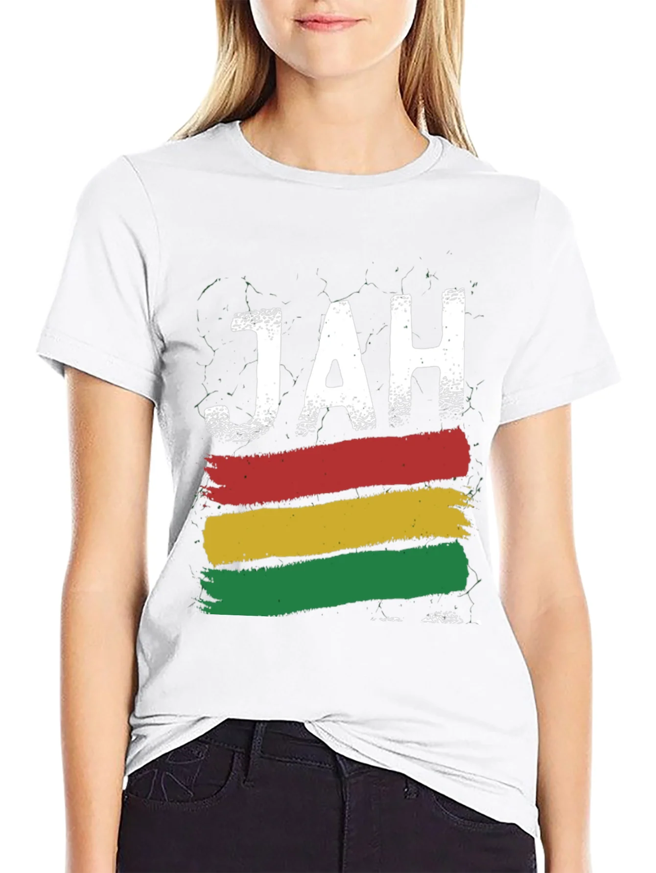 Camiseta Rastafari Jah - Dise?o Reggae