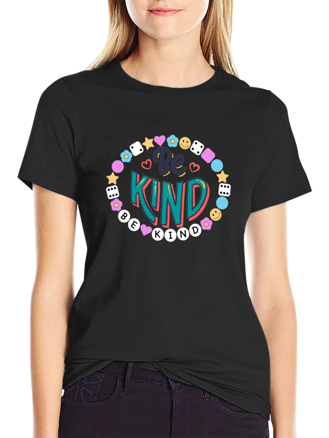 Camiseta Negra Be Kind para Hombre