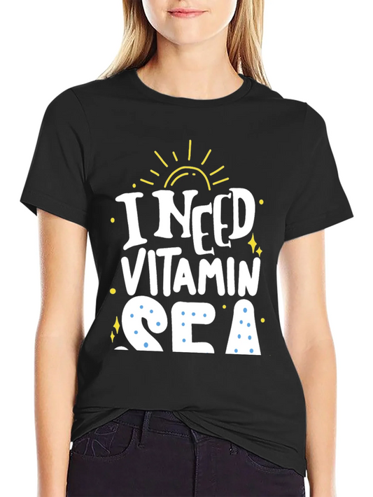 Rebbecca I Need Vitamin Sea Graphic T-Shirt