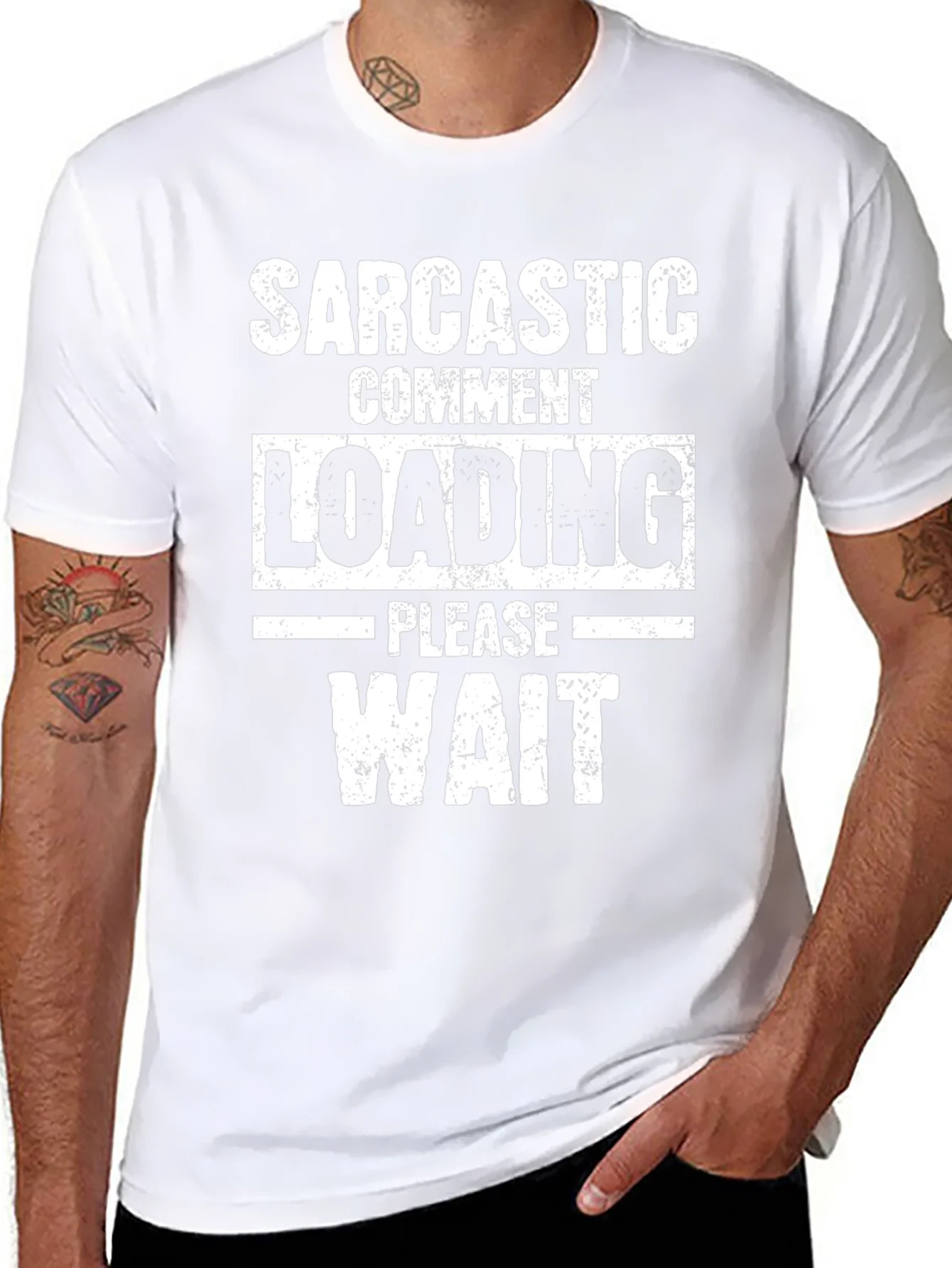 Camiseta Hombre - Sarc¨¢stico Comment Loading Please Wait