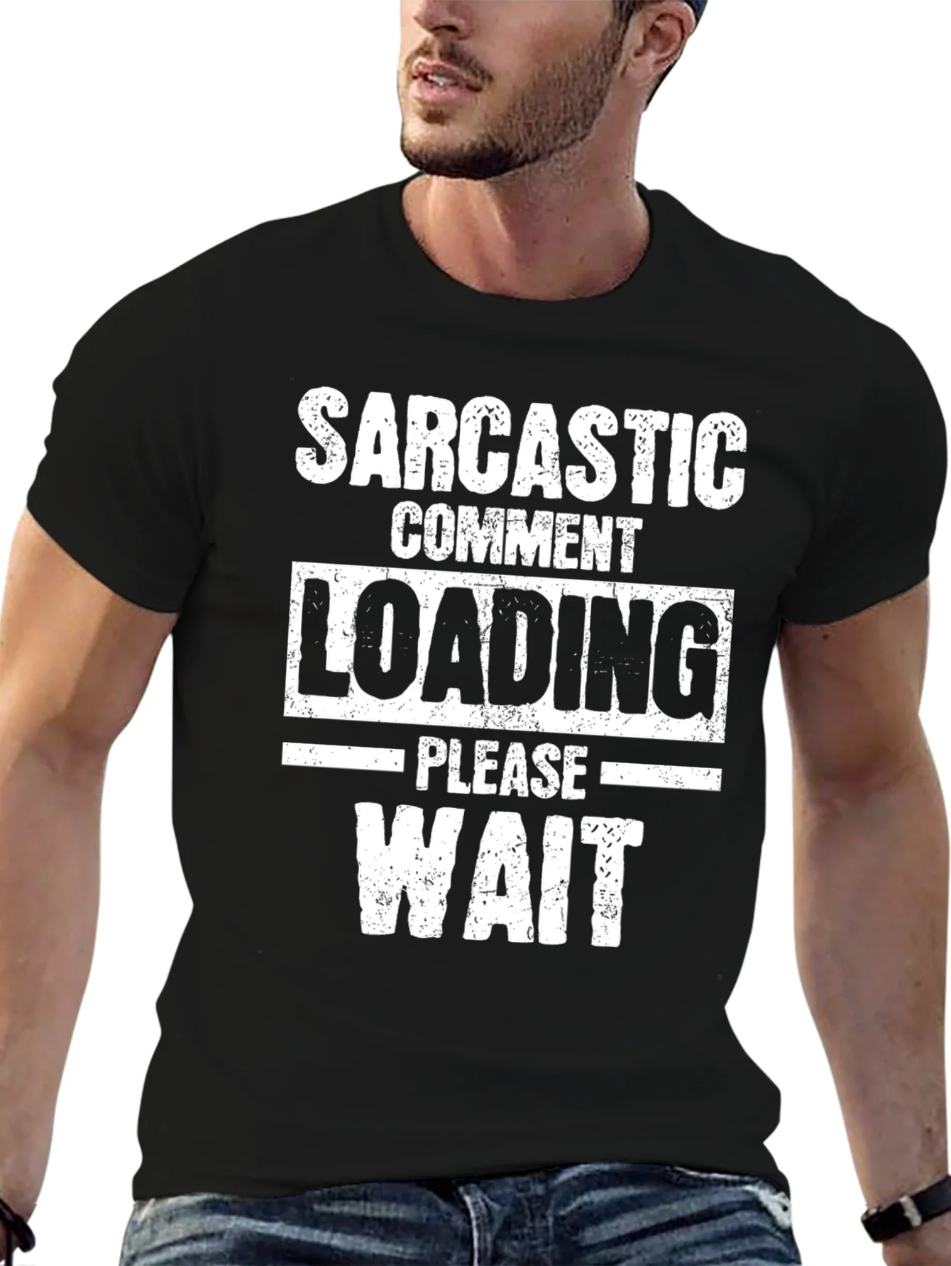 Camiseta Hombre - Sarc¨¢stico Comment Loading Please Wait