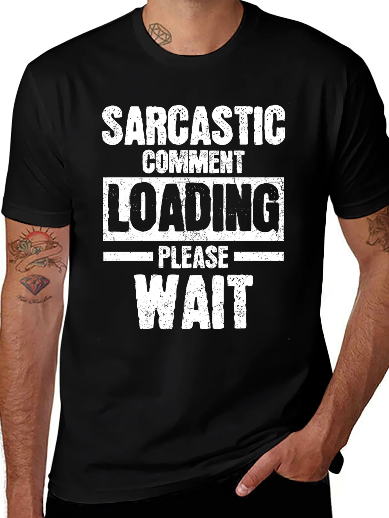 Camiseta Hombre - Sarc¨¢stico Comment Loading Please Wait