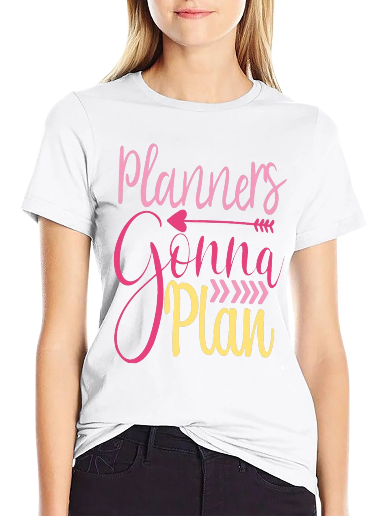 Camiseta Negra Planners Gonna Plan