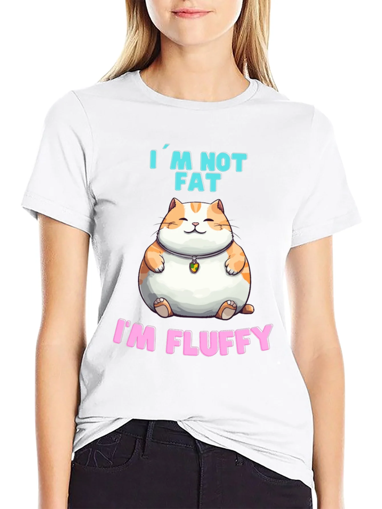 Rebbecca Im Not Fat Im Fluffy T-Shirt
