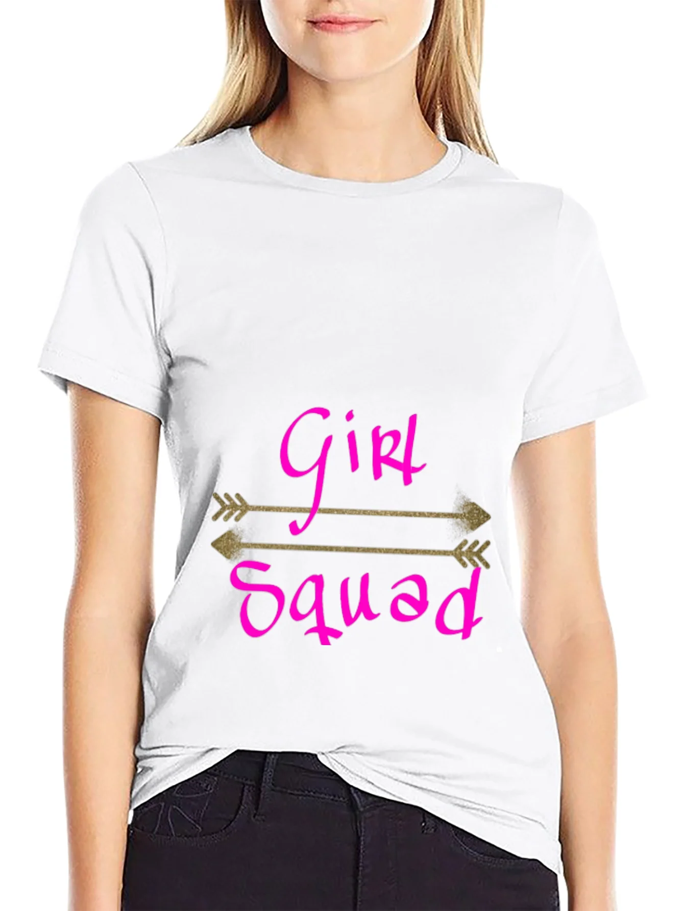 Camiseta Negra Girl Squad