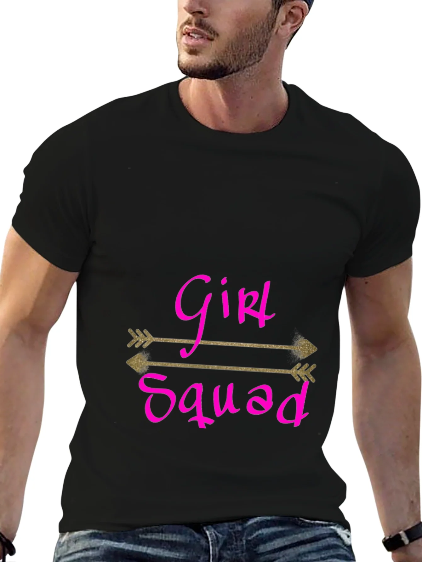Camiseta Negra Girl Squad