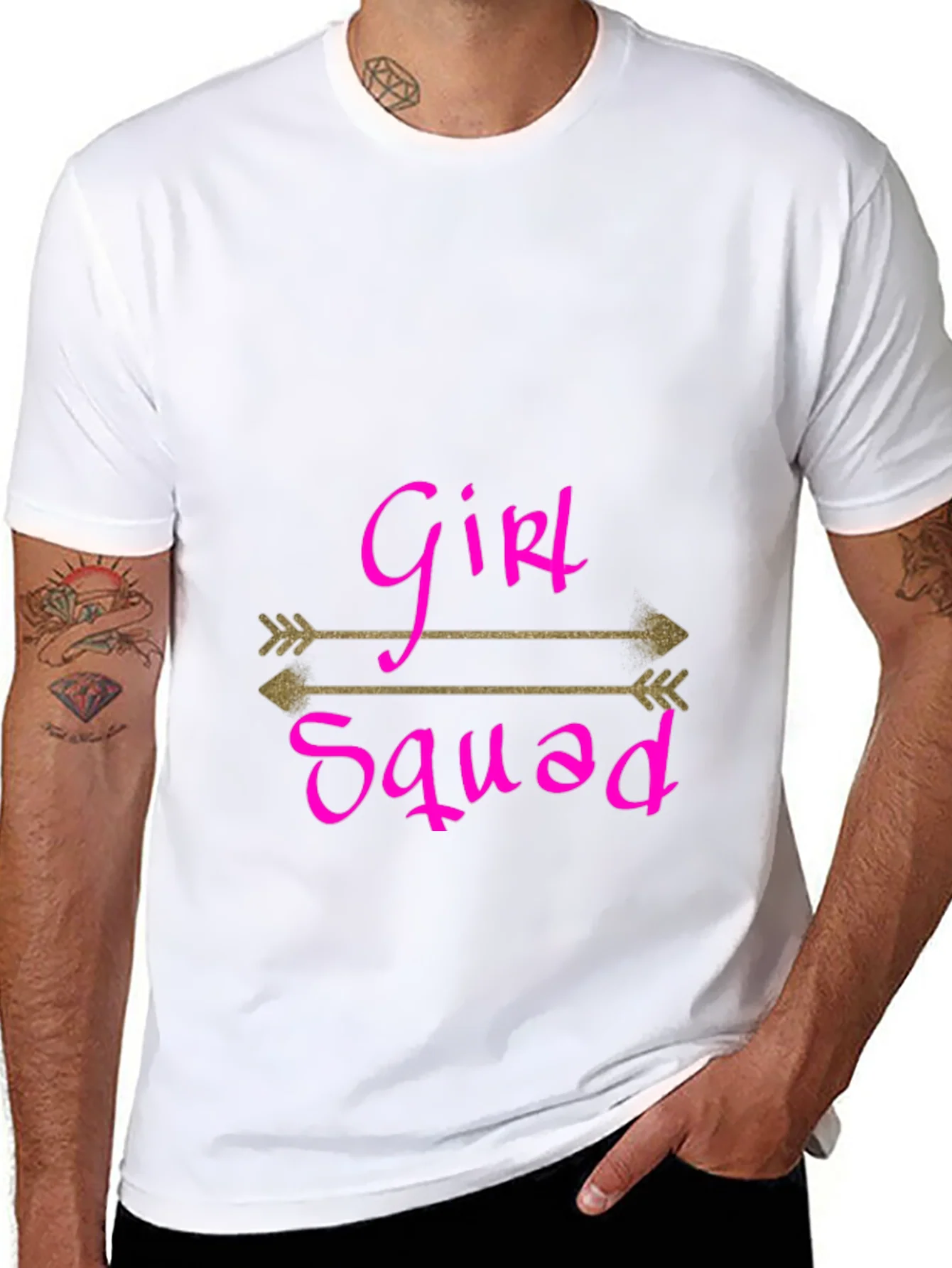 Camiseta Negra Girl Squad