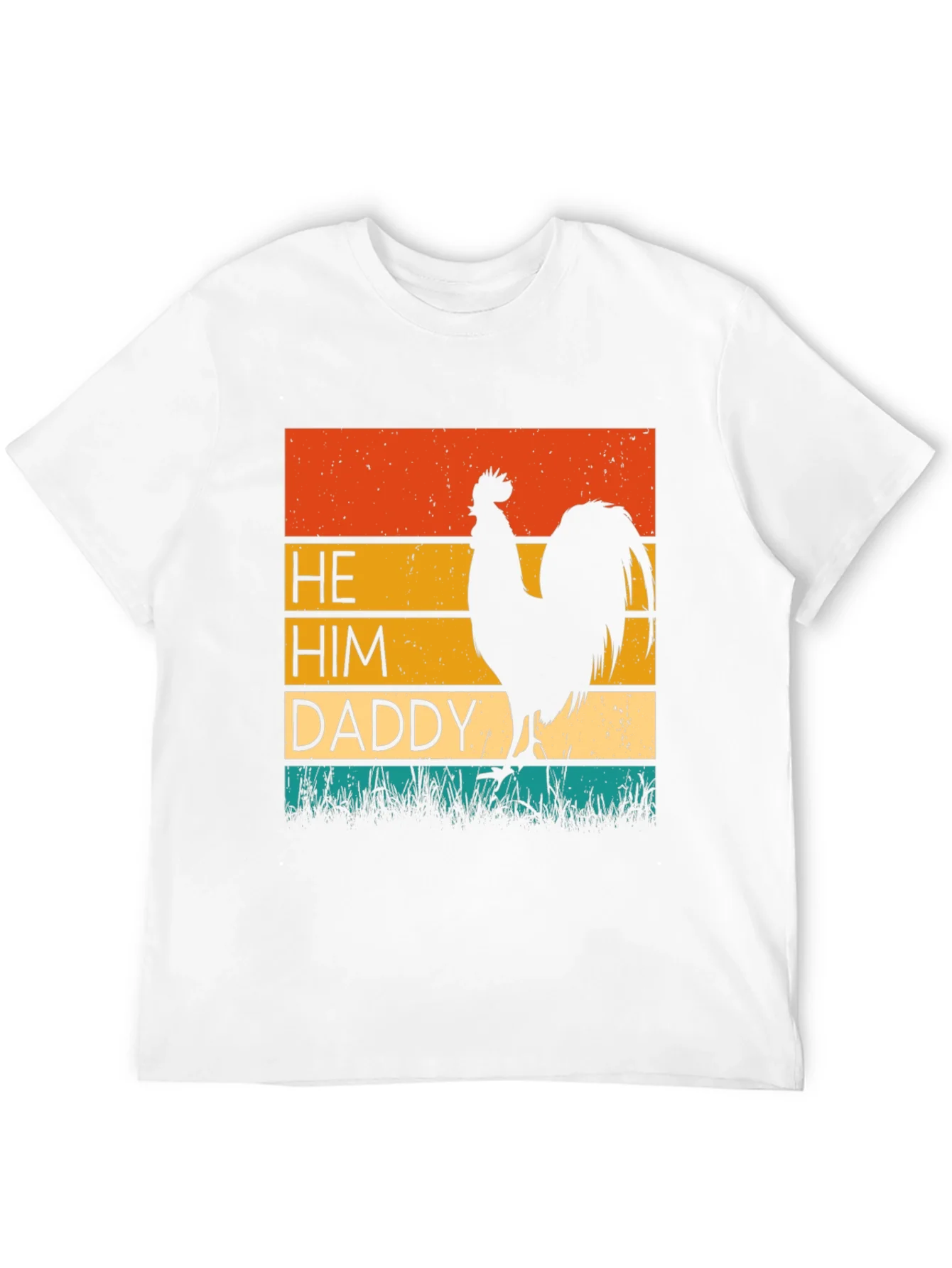 Rebbecca He Him Daddy Rooster Graphic Tee - Black