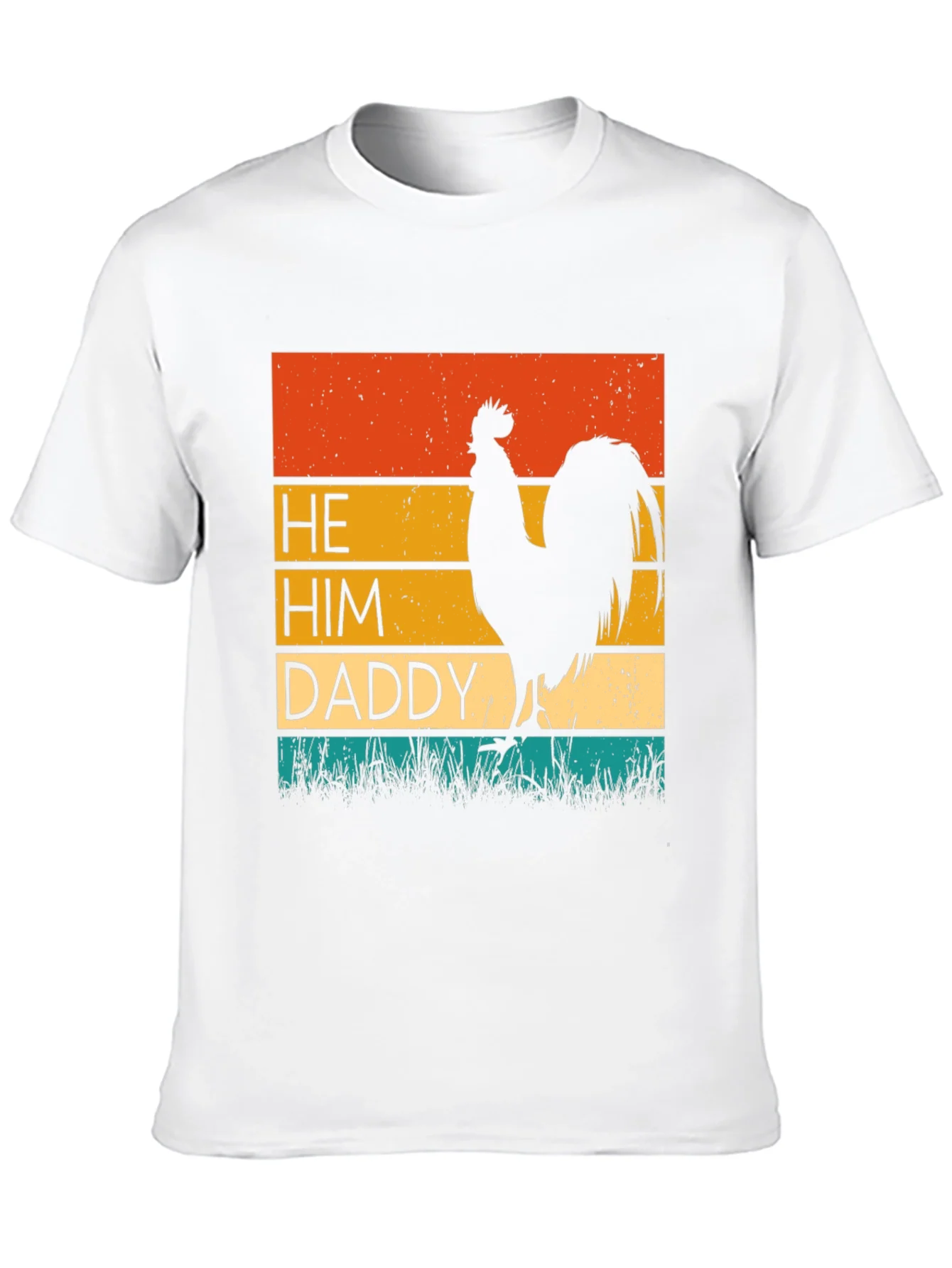 Rebbecca He Him Daddy Rooster Graphic Tee - Black